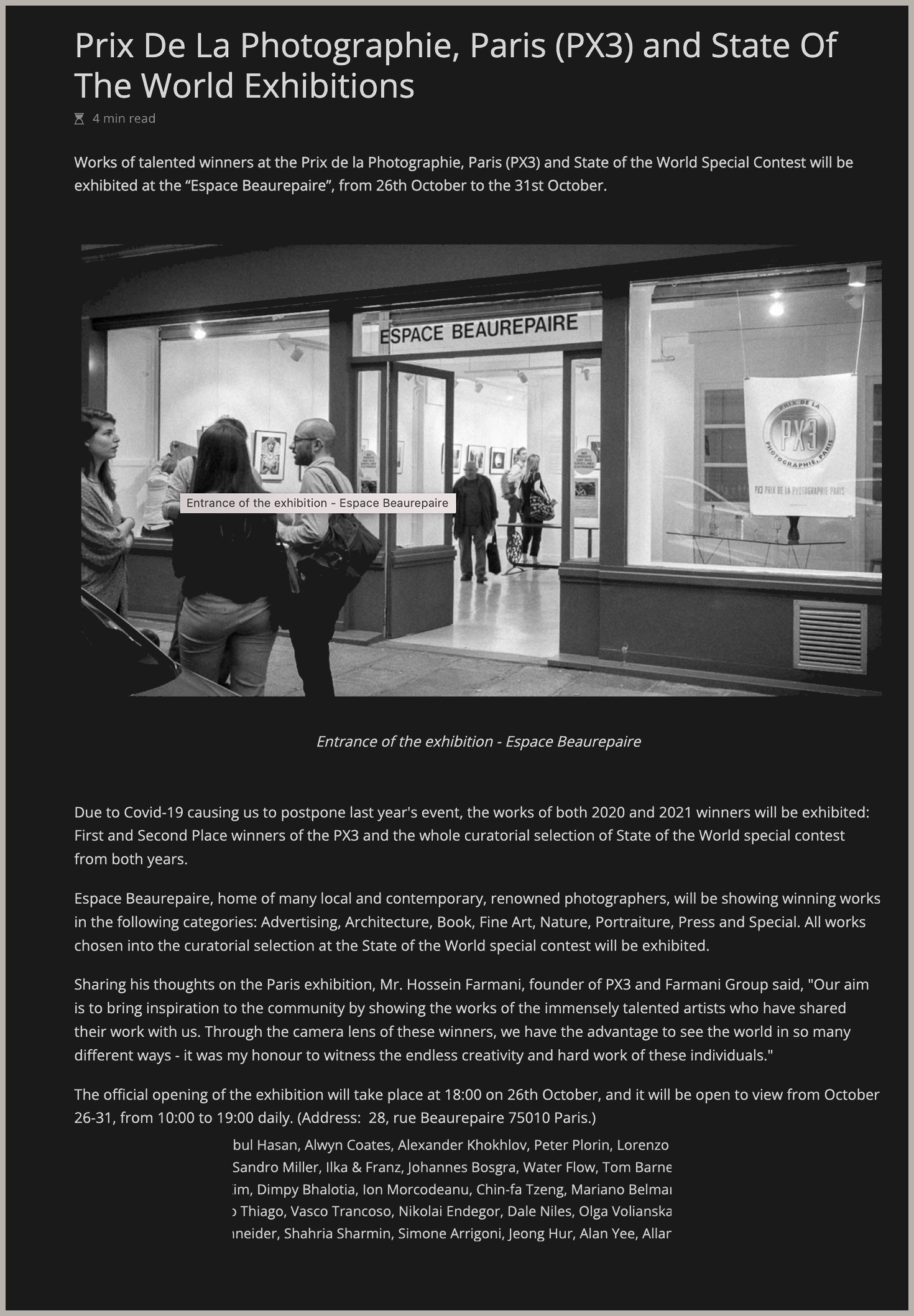 P A R I S-EXHIBIT