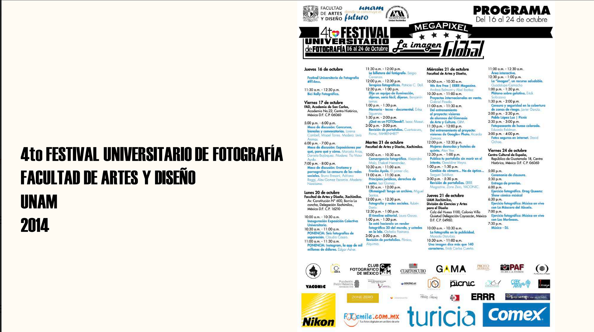 CONFERENCIA COLECTIVA, UNAM, CDMX