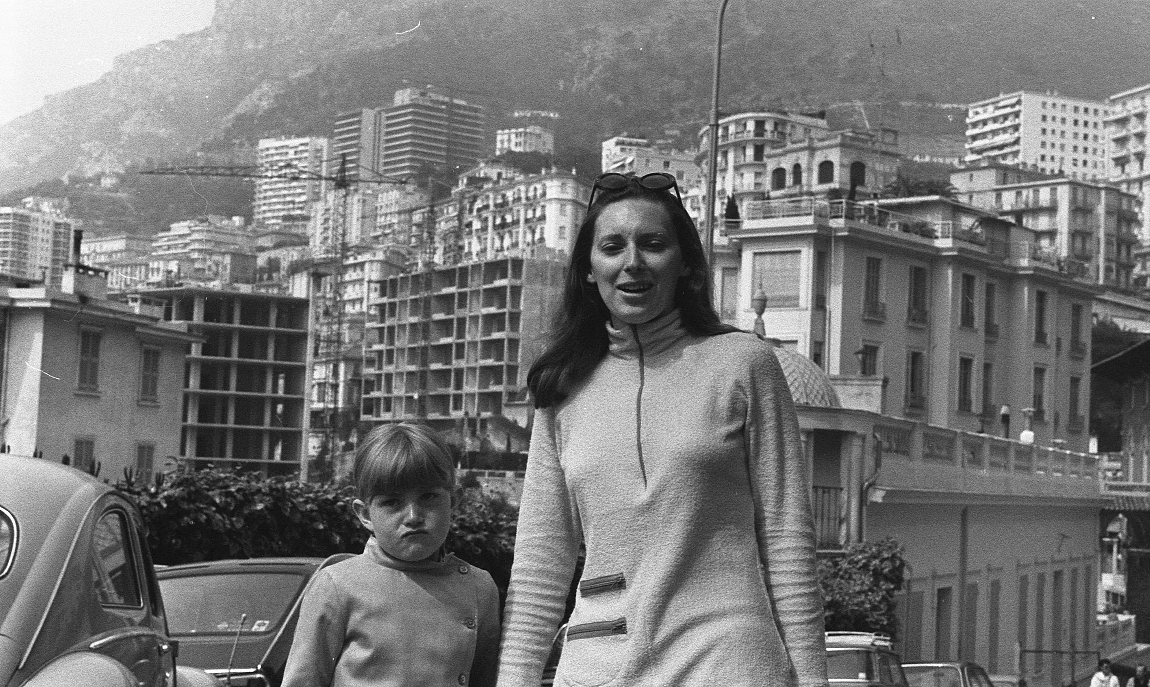 Mum and me, Monaco, 1971