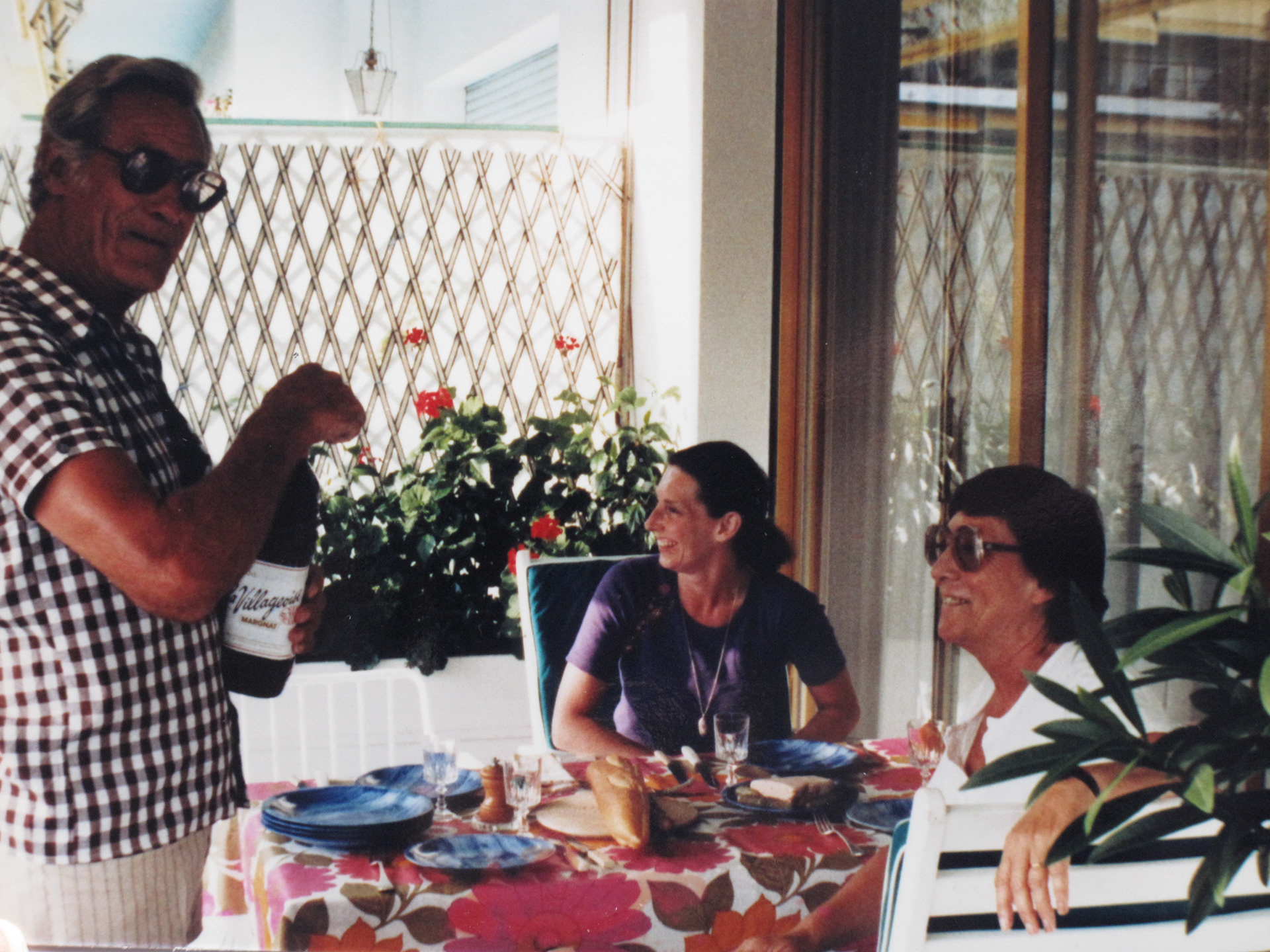 Bill, Mum and Pat, 1980s