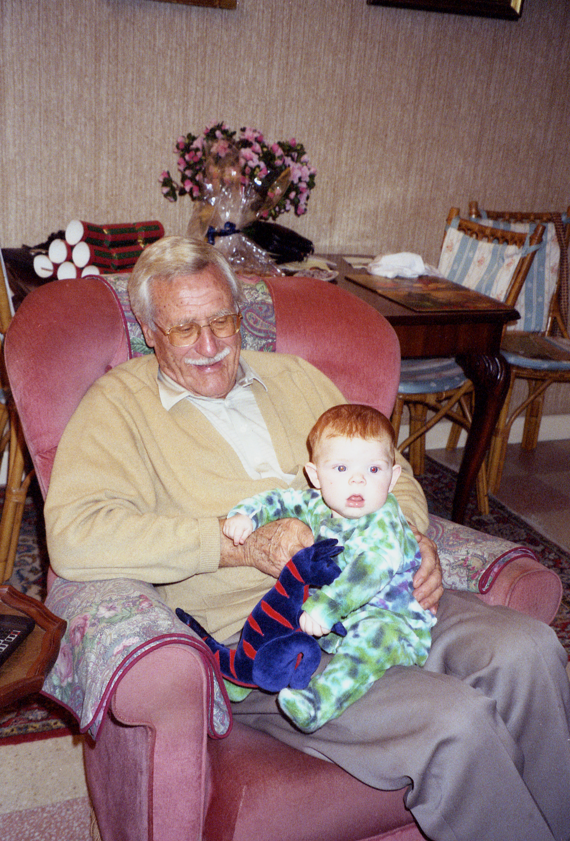Bill and Dex, Menton, 1998