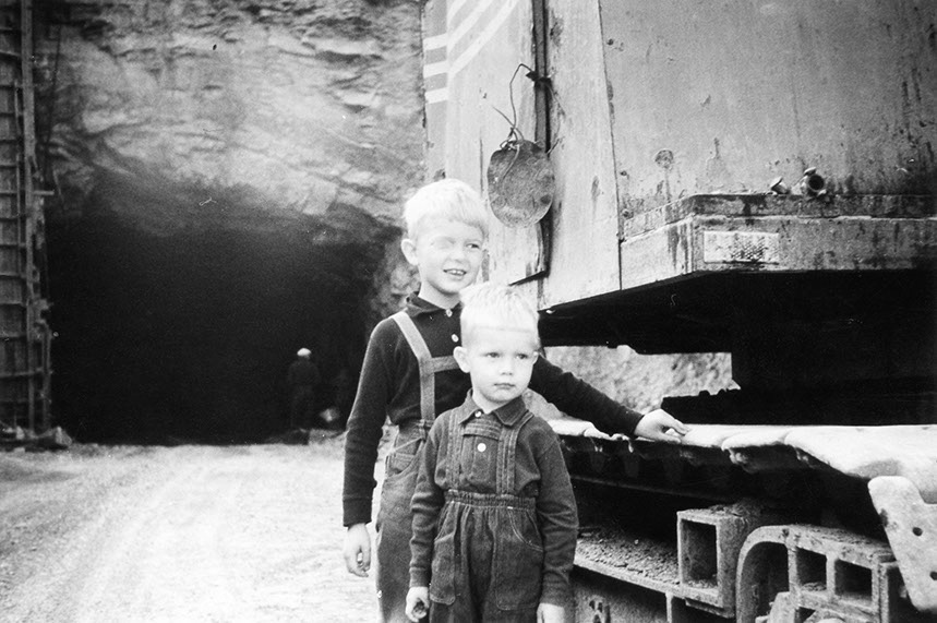 Ingången till vattentunneln Jag och Erik