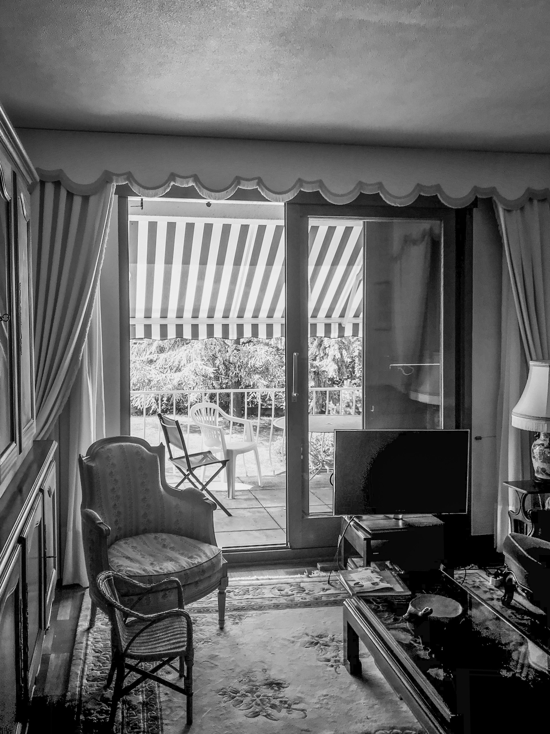 Accès à la terrasse