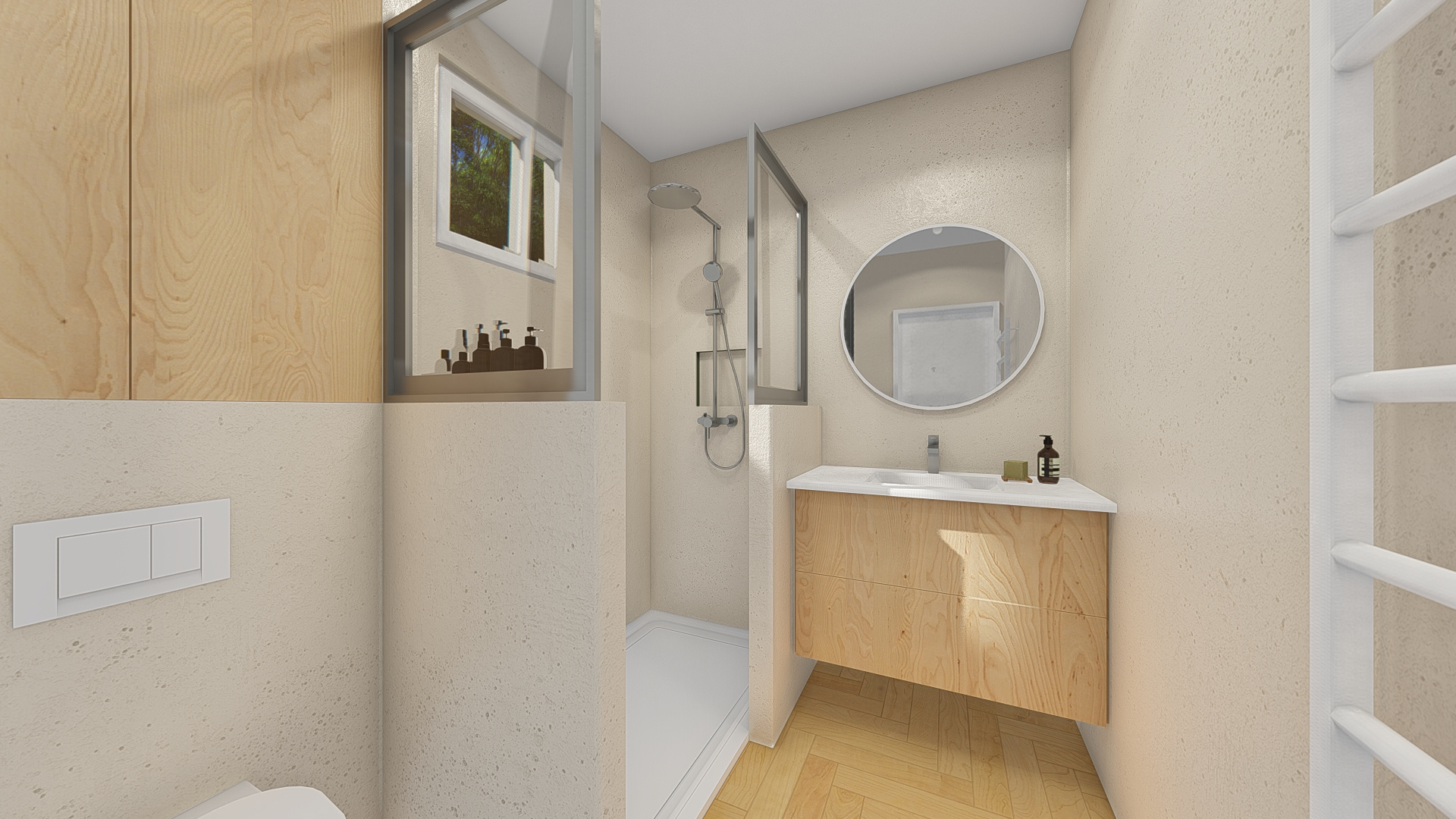 Salle de douche RDC