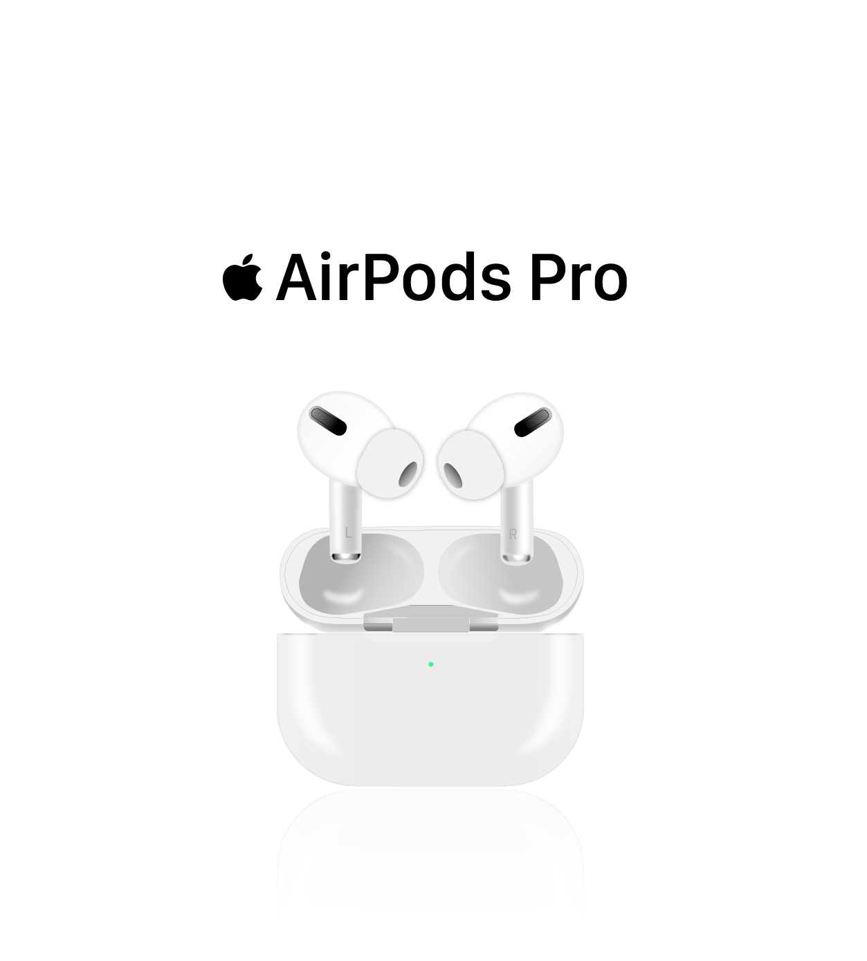 AirPods Pro Vector Graphic
