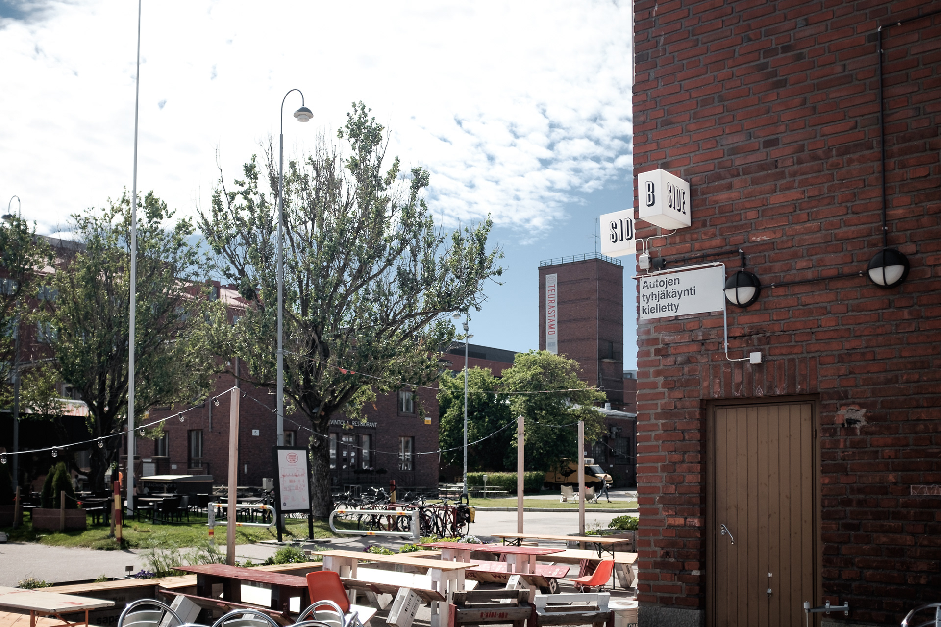 Teurastamo - Bývalá jatka, dnes kulturní centrum, kavárny, obchody, hipsteři