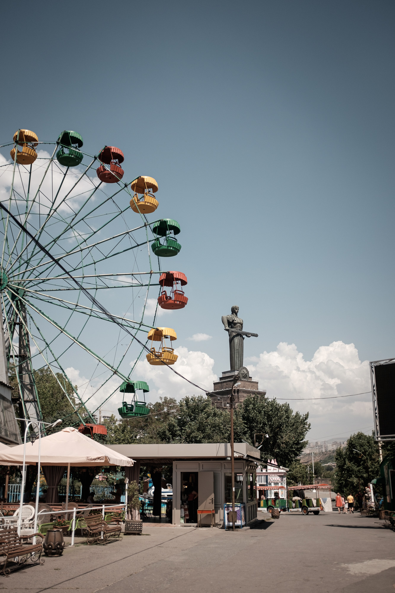 Lunapark v parku Vítězství