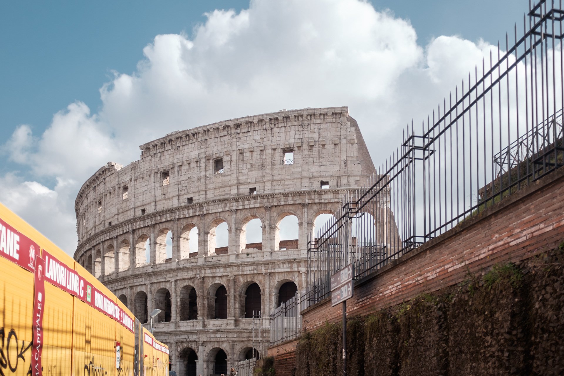 Colosseo a výstavba nový linky metra