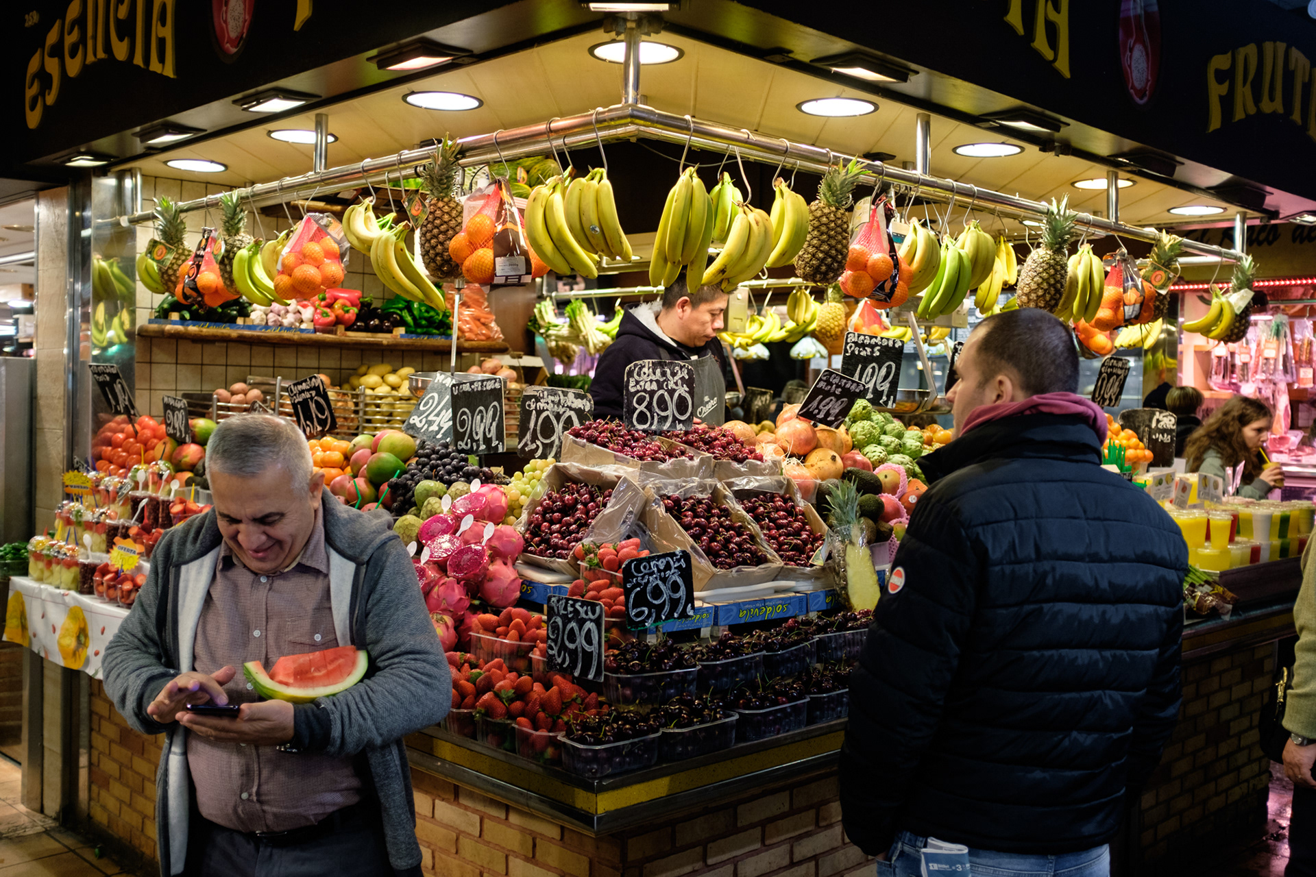 Mercado de La Boqueria - největší trh ve městě
