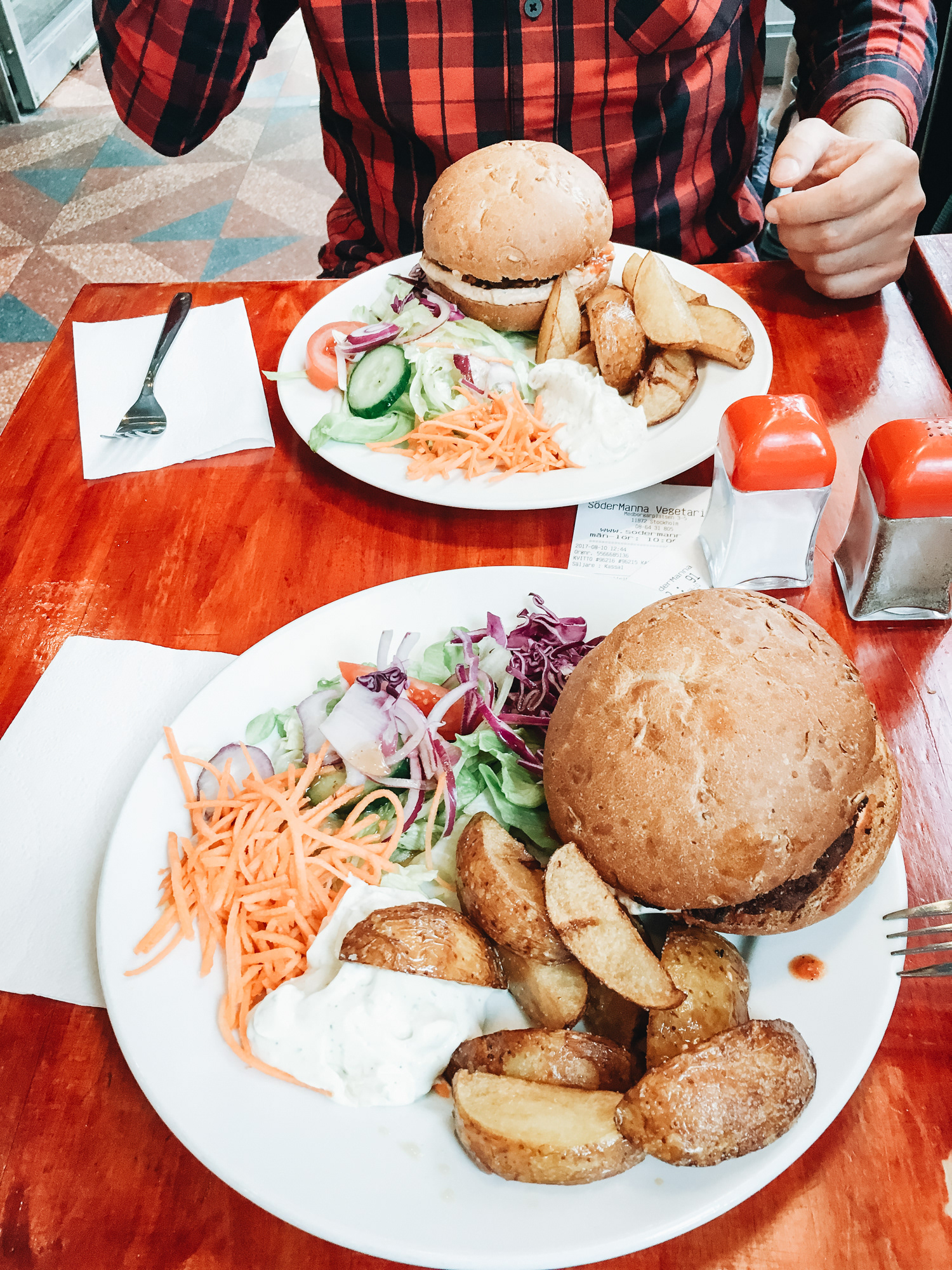 Levný (150 Kč) a ne moc dobrý vege bistro - Södermanna.