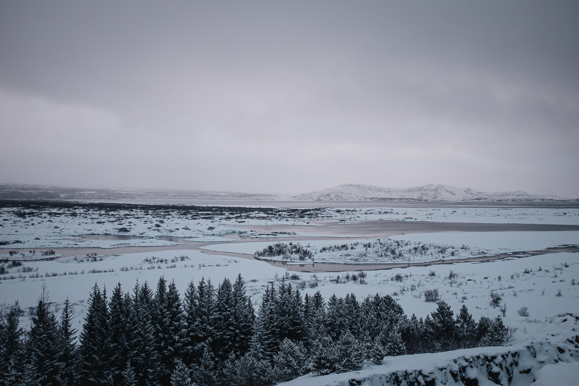 Þingvallavatn - největší islandské jezero