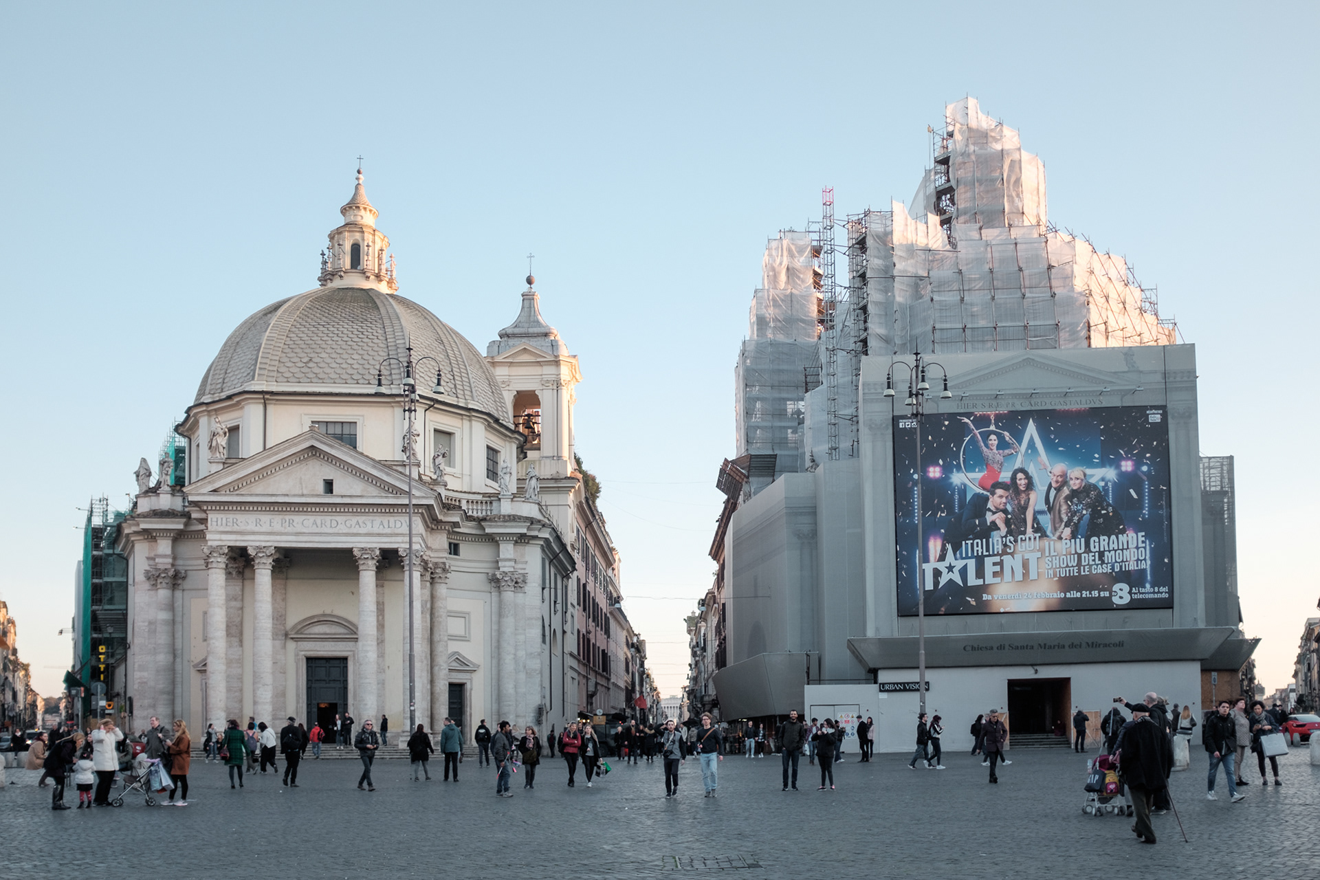 Dvojčata Santa Maria dei Miracoli a Santa Maria di Montesanto