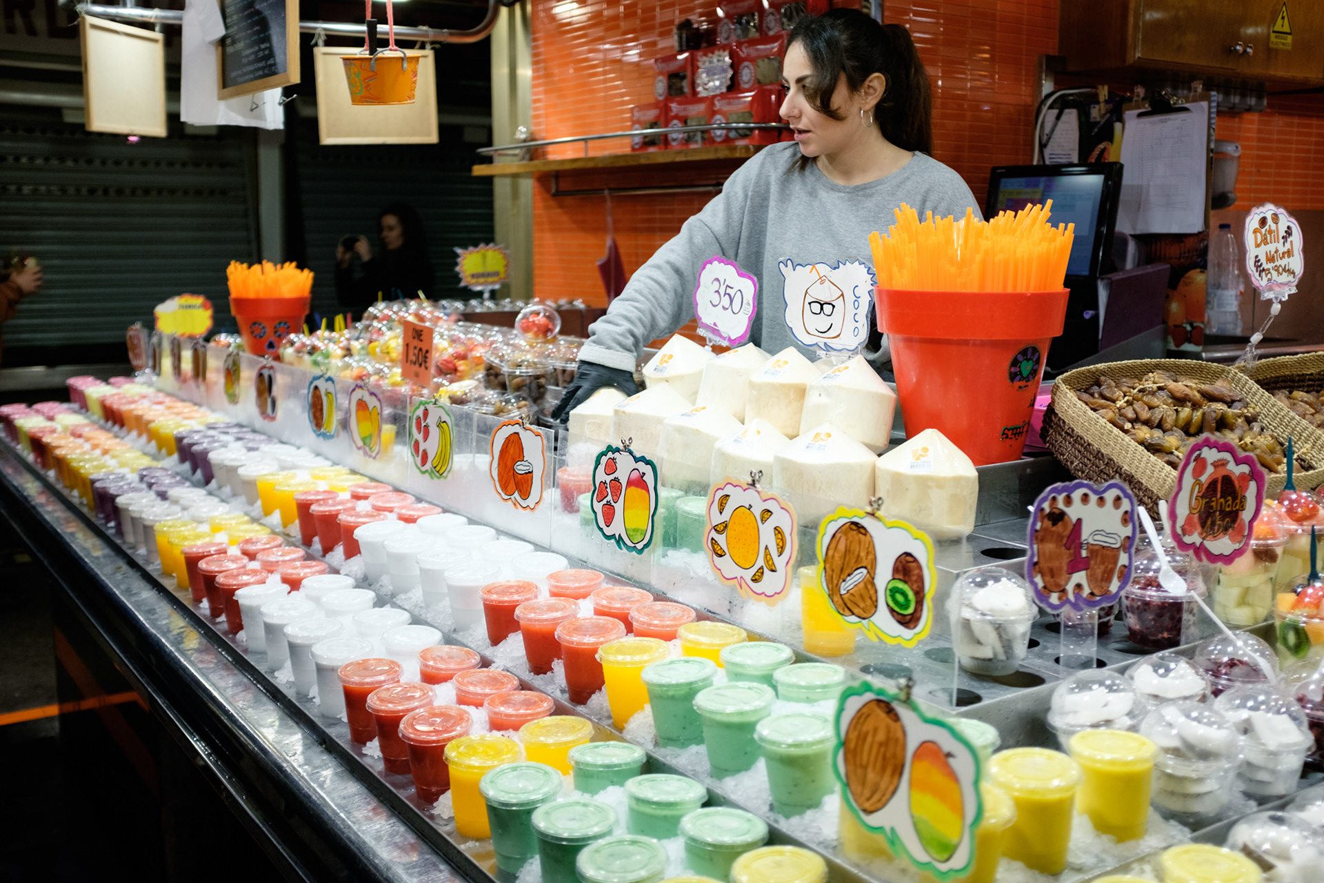 Mercado de La Boqueria - největší trh ve městě