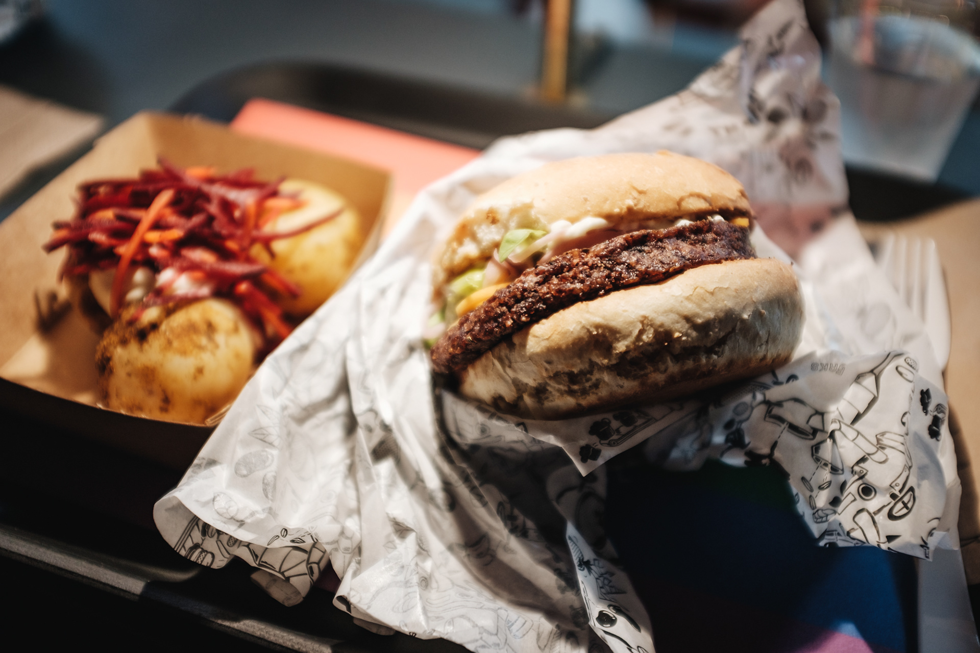 Vegan burgry