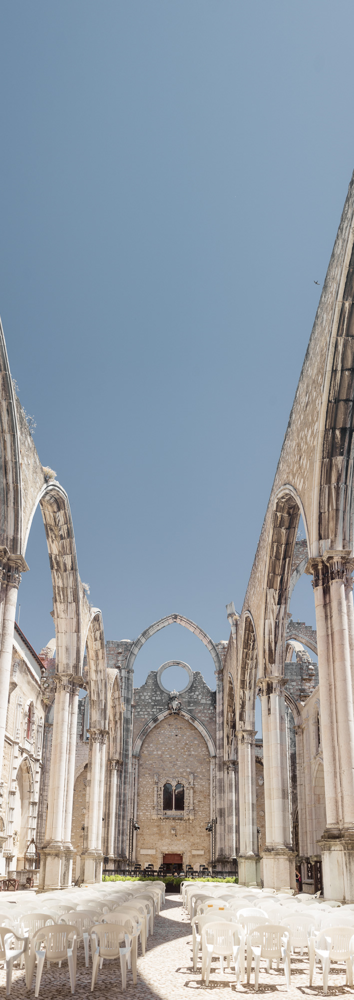 Convento do Carmo - Klášter poničený zemětřesením