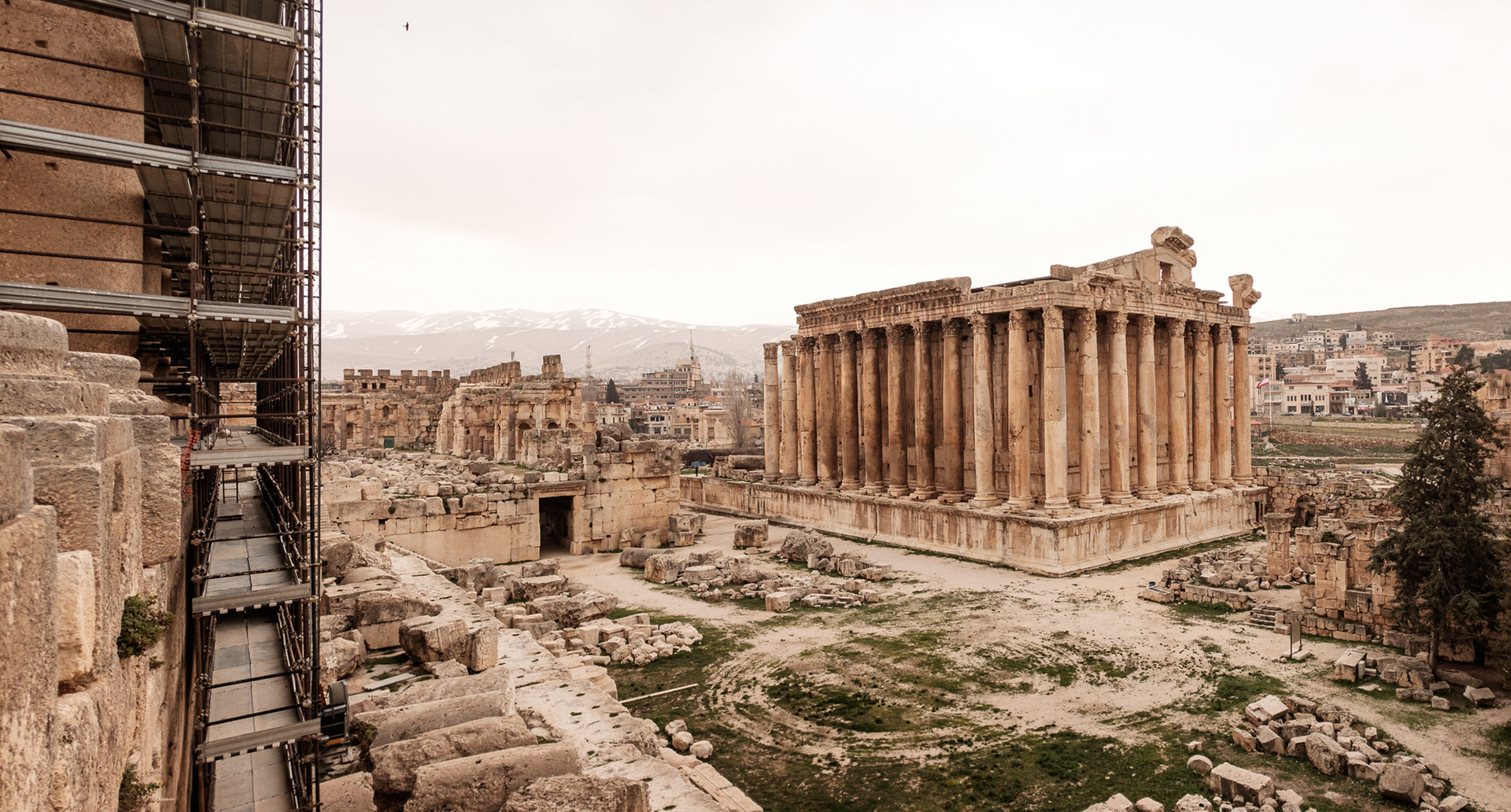 Baalbek - římské chrámy z 1. století zapsané na seznamu UNESCO