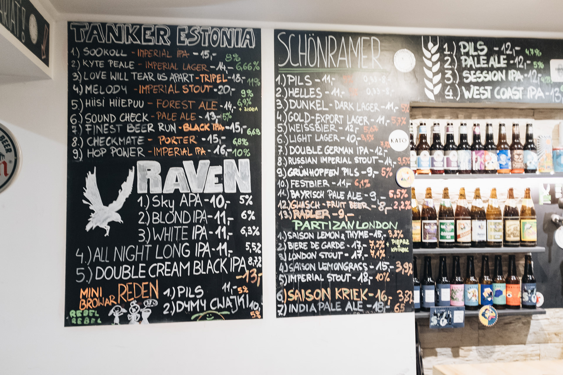 Speciální nabídka- Raven z Plzně a Tanker z Estonska