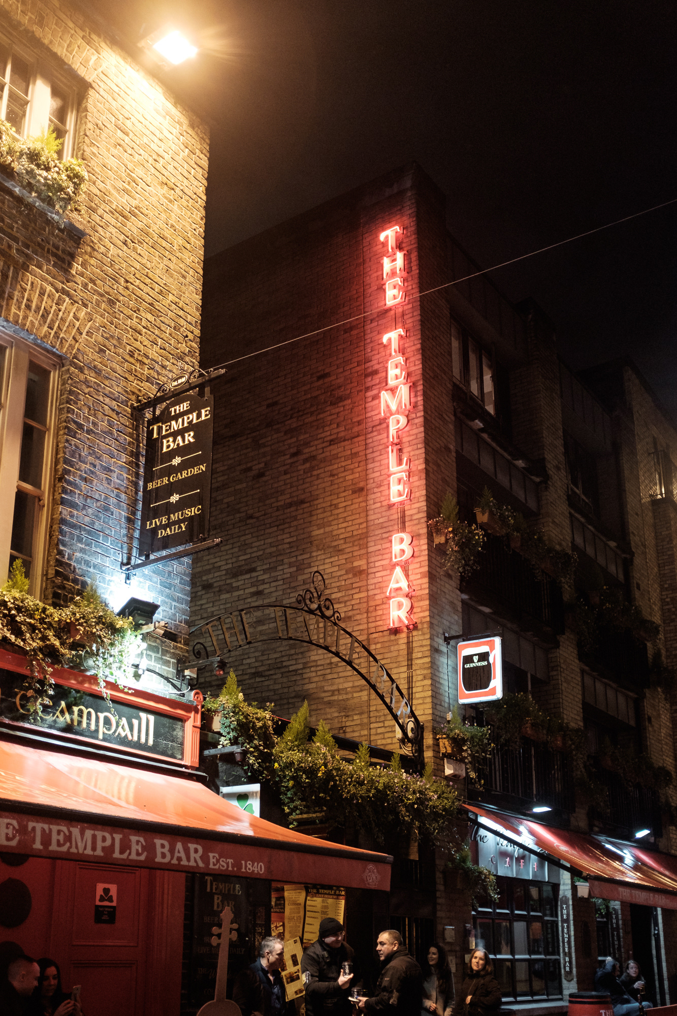 The Temple Bar – nejznámější hospoda Dublinu