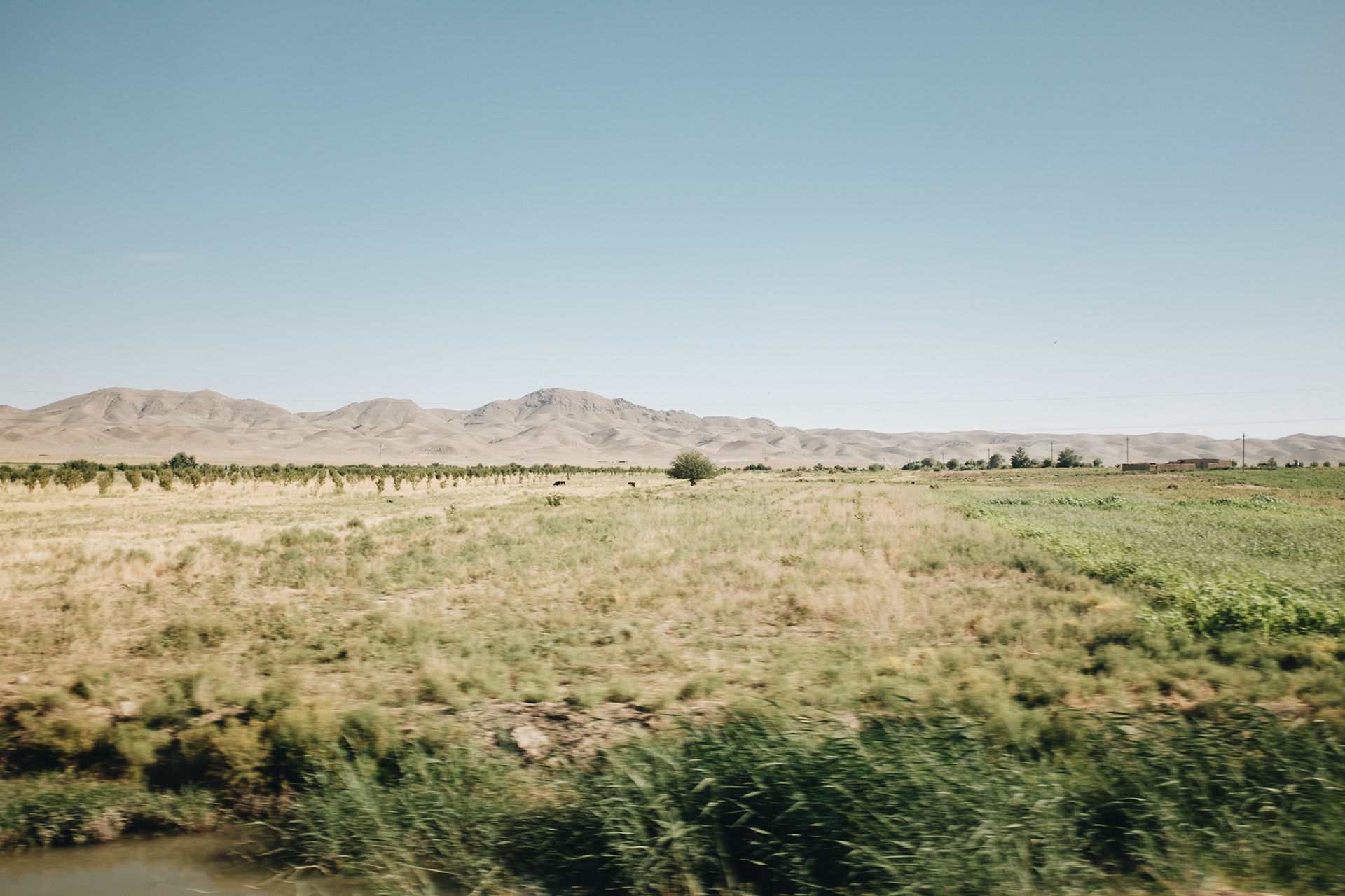 Přejezd vlakem do Buchary