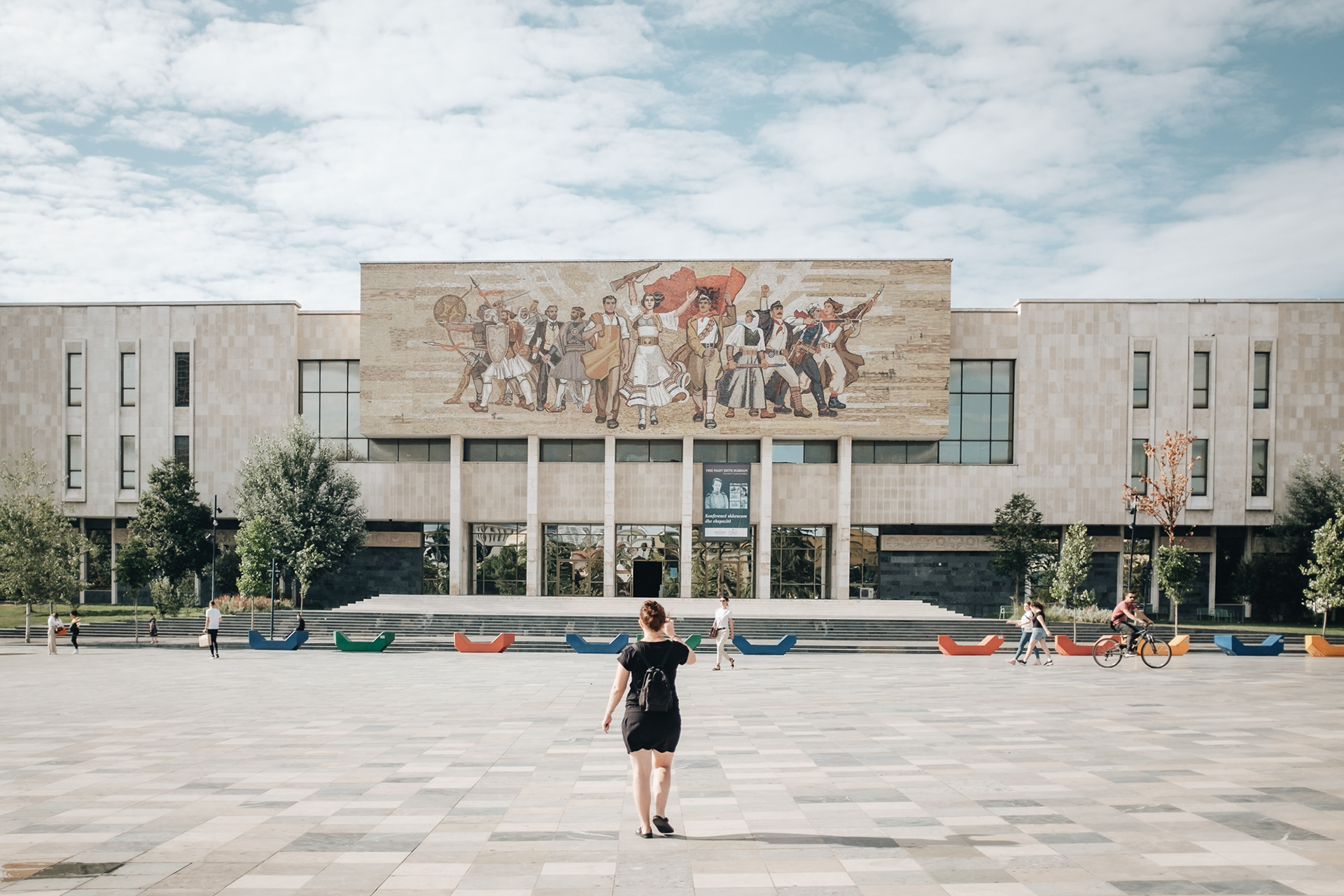 Národní historické muzeum - s mozaikou "Albánci"