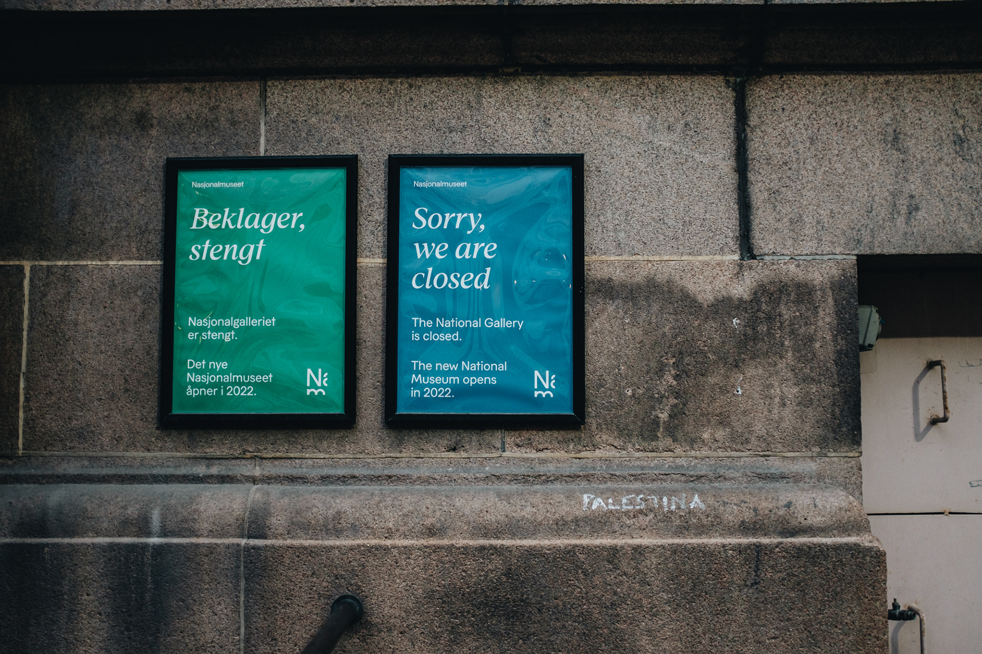 Nasjonalgalleriet – zavřeno, jako většina muzeí a galerií, které využily covidu k rekonstrukcím a instalaci nových expozic, ale jinak