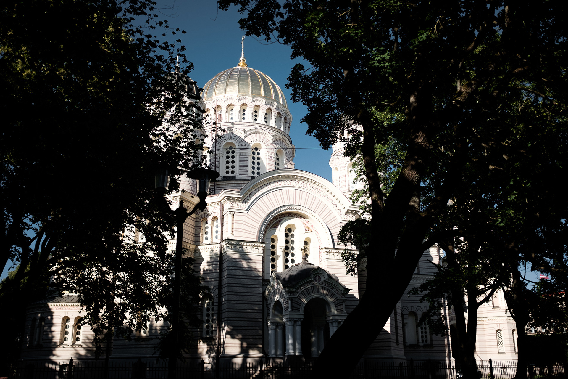 Rīgas Kristus Piedzimšanas pareizticīgo katedrāle - pravoslavná katedrála, za sovětského režimu planetárium