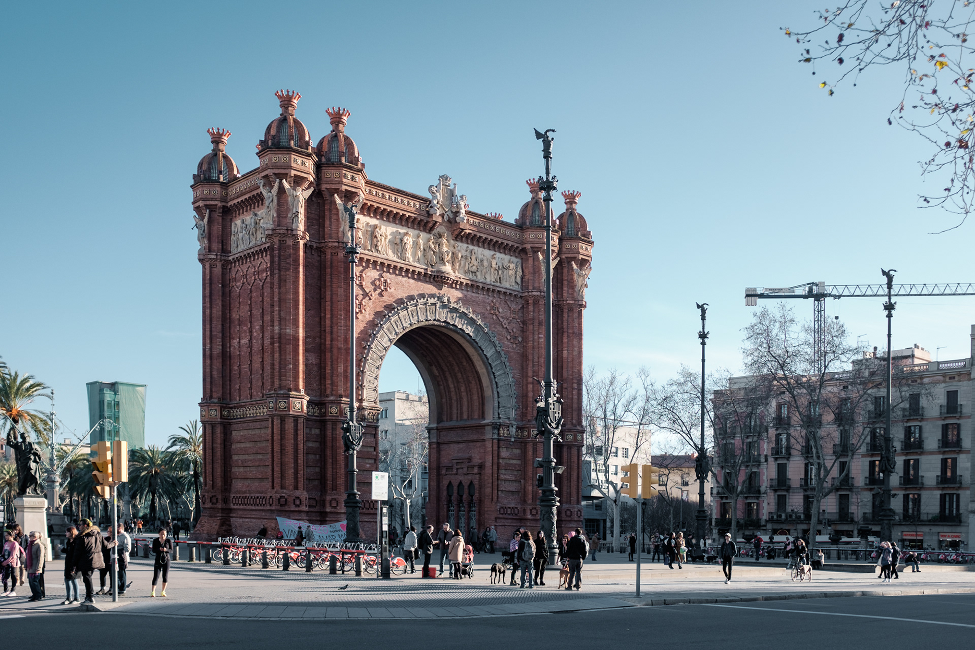 Arco de Triunfo de Barcelona - civilní vítězný oblouk
