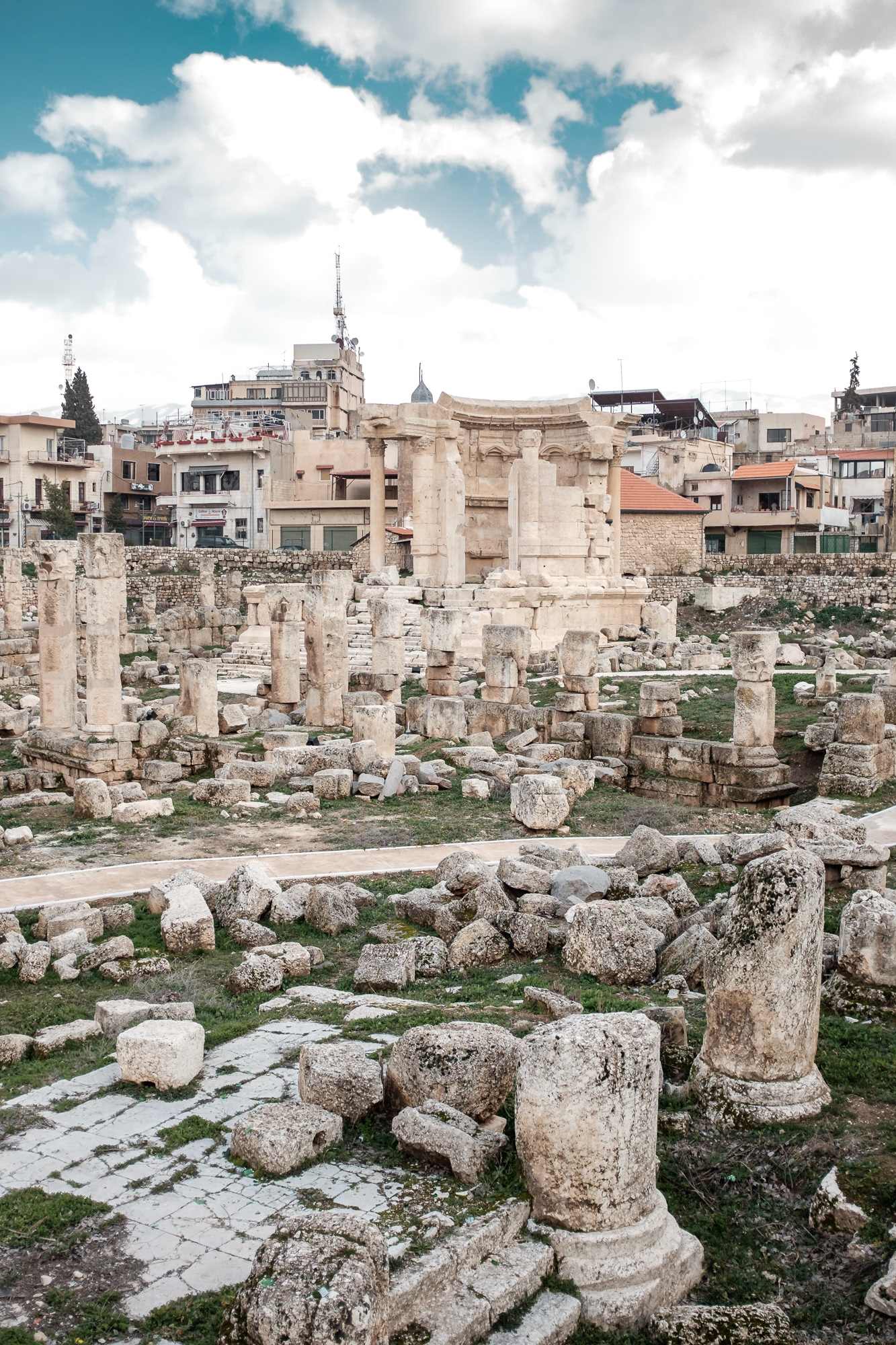 Baalbek - římské chrámy z 1. století zapsané na seznamu UNESCO