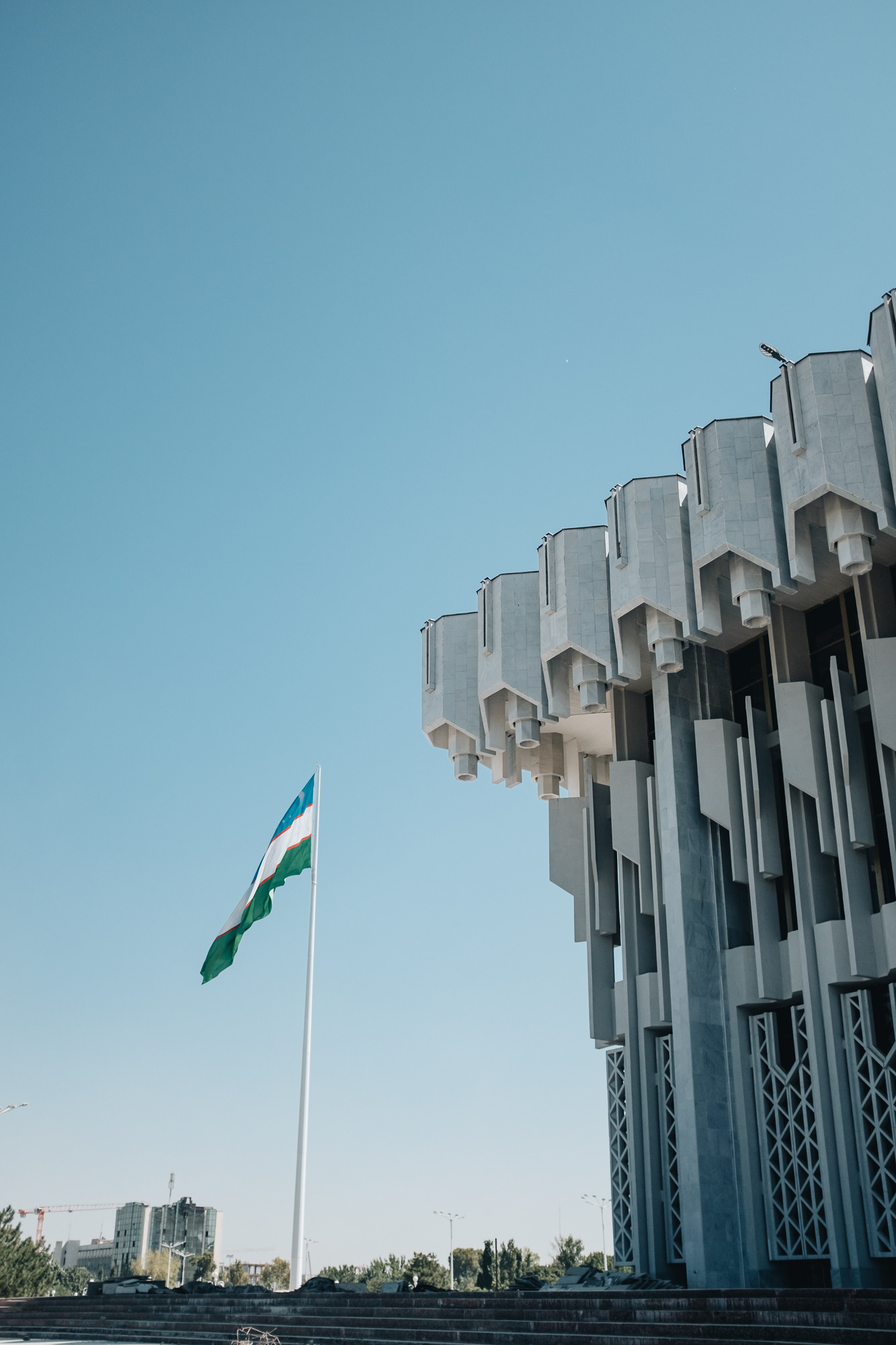 NAVRUZ Wedding Palace a vlajka