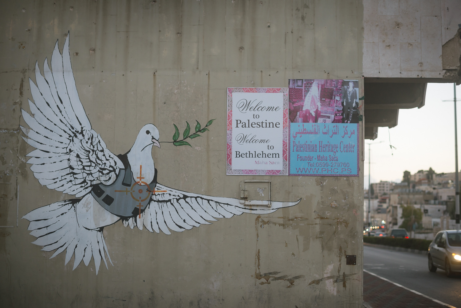 Banksy v Betlémě