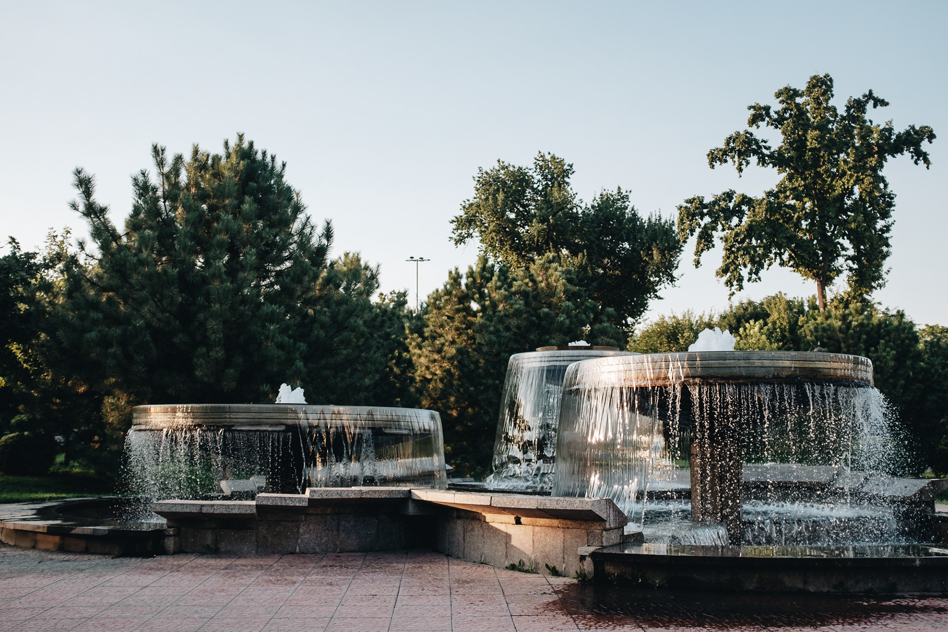 Všude kašny a vodotrysky