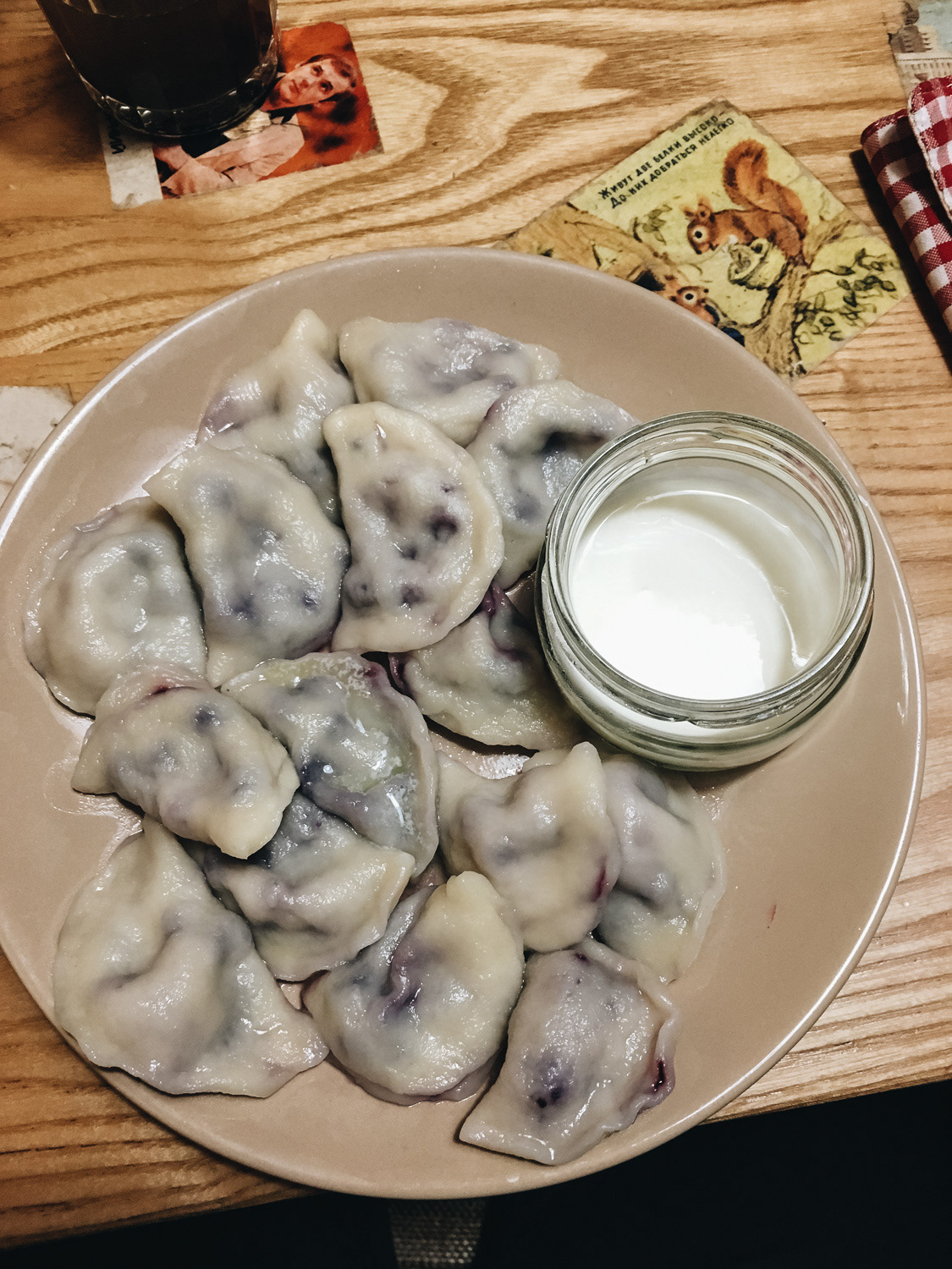 Вареники с вишней