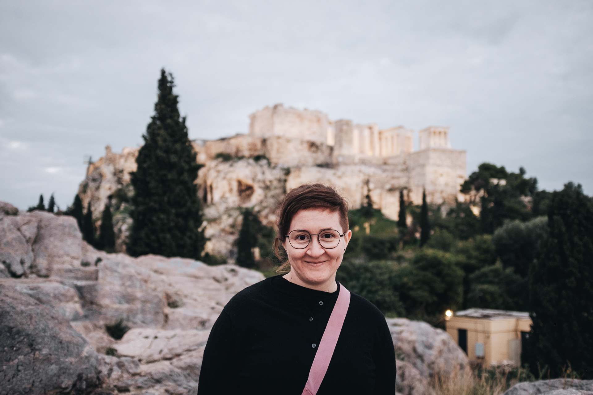 Areopagus Hill - kopec s výhledem na Akropolis, super při západu :)