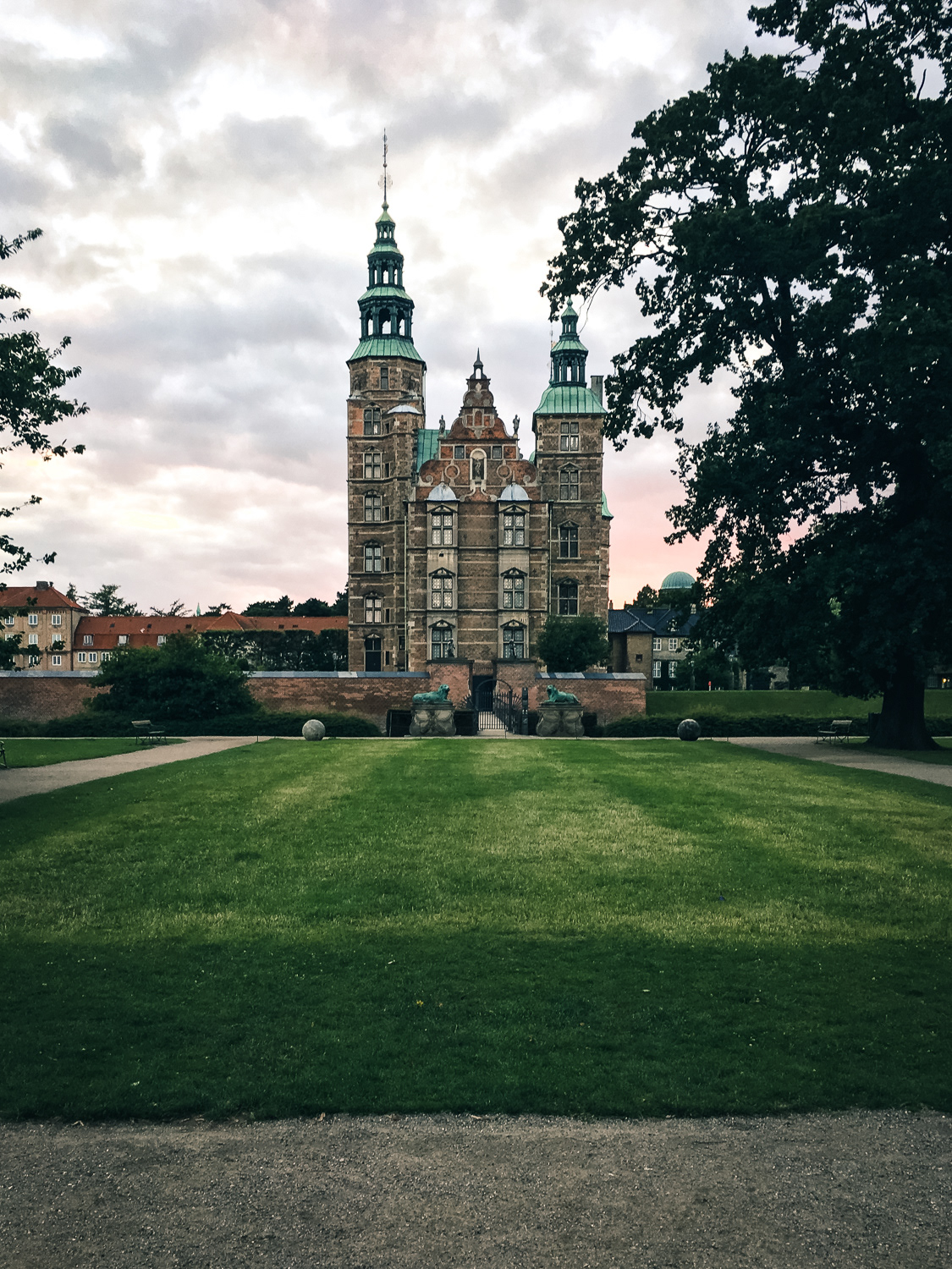 Rosenborg slot - královský zámek, ve sklepě jsou dánské korunovační klenoty