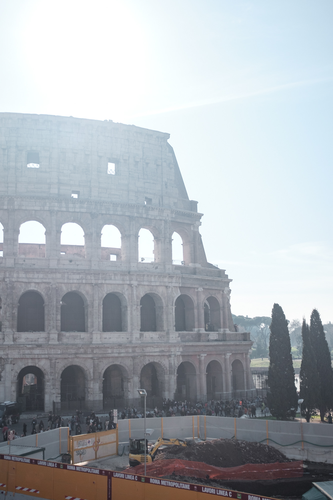 Colosseo a výstavba nový linky metra
