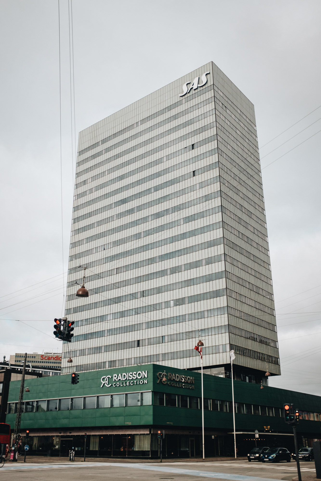 Radisson SAS Royal Hotel – pocta funkcionalismu, první kodaňský mrakodrap z roku 1960