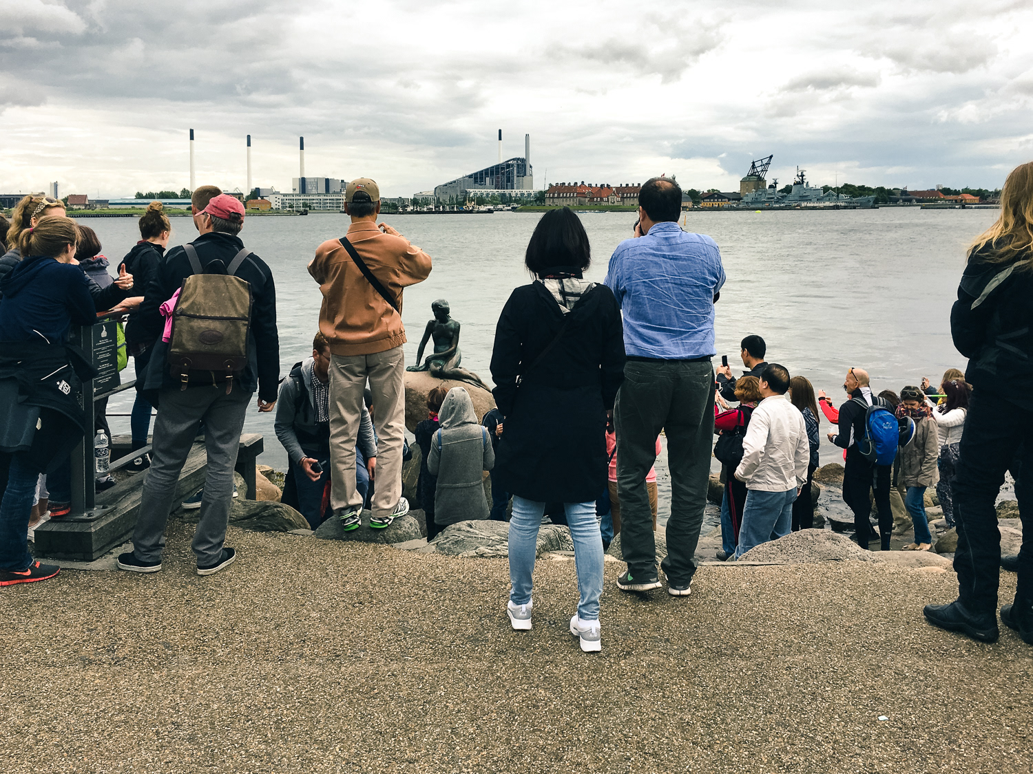 Den Lille Havfrue - Malá mořská víla, nejvíc turistů a přitom taková blbost