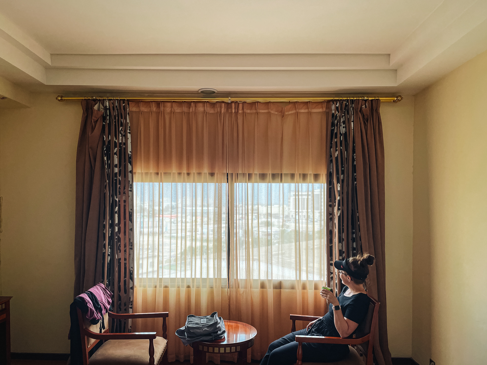 Hotelový pokoj, co měl asi 80m2