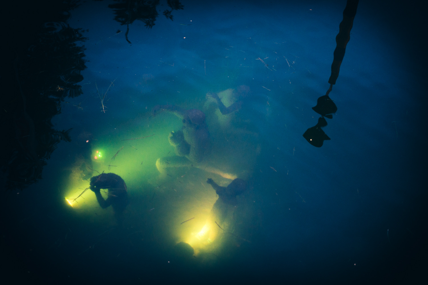 Agnete og Havmanden - podvodní socha mořský panny a jejích sedmi synů