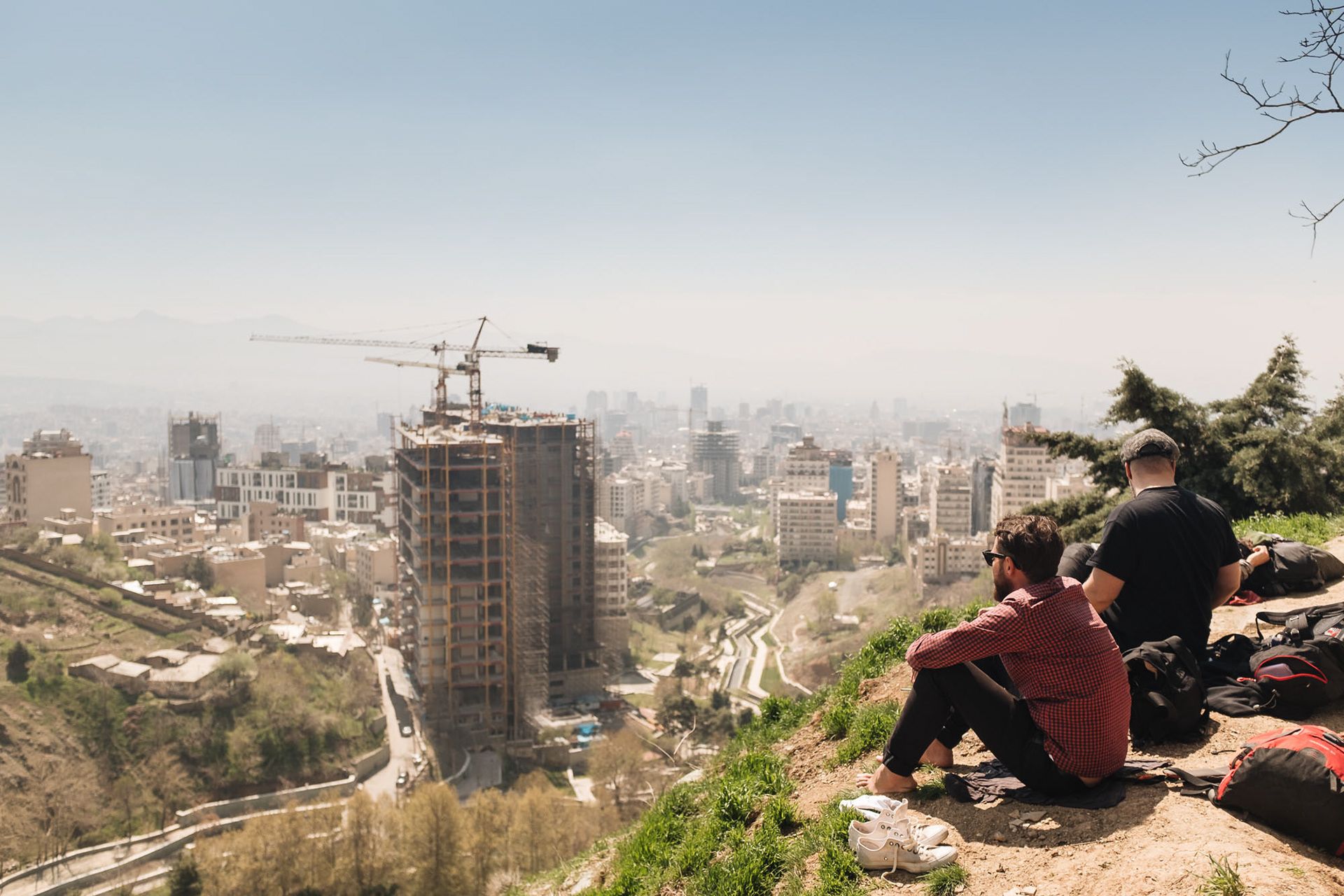 Bame Tehran - střecha Teheránu