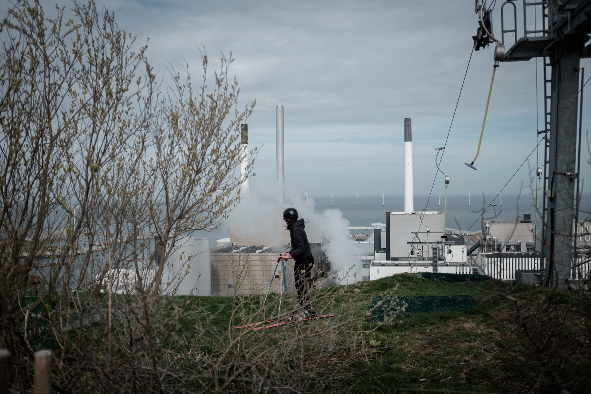 Spalovna se sjezdovkou