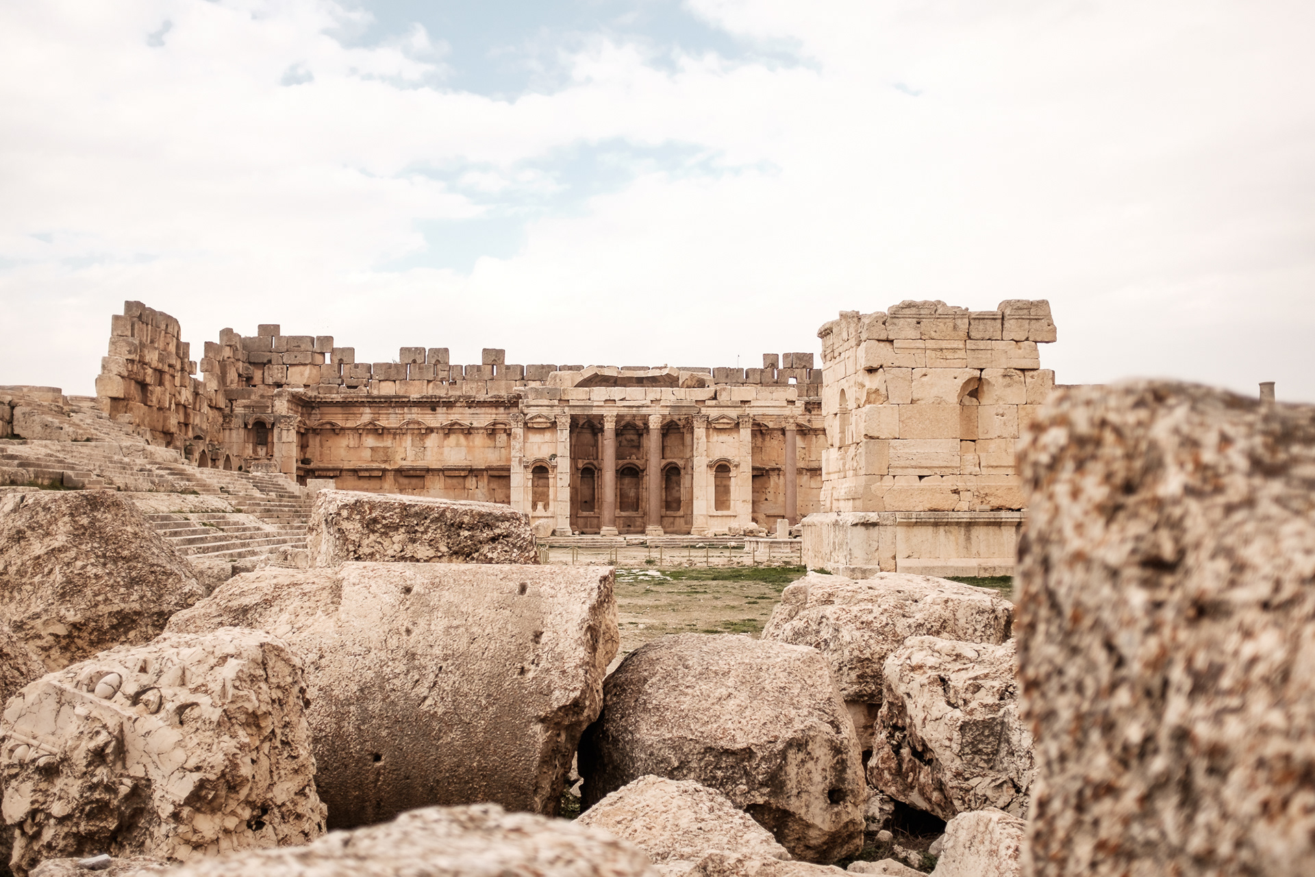 Baalbek - římské chrámy z 1. století zapsané na seznamu UNESCO
