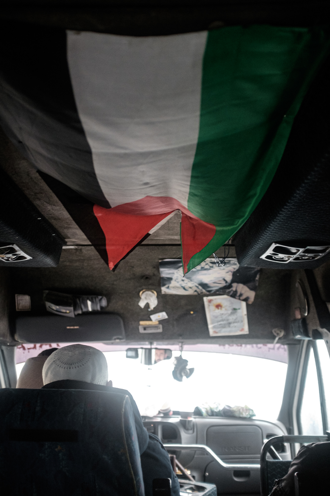Maršrutka na checkpoint Qalandia