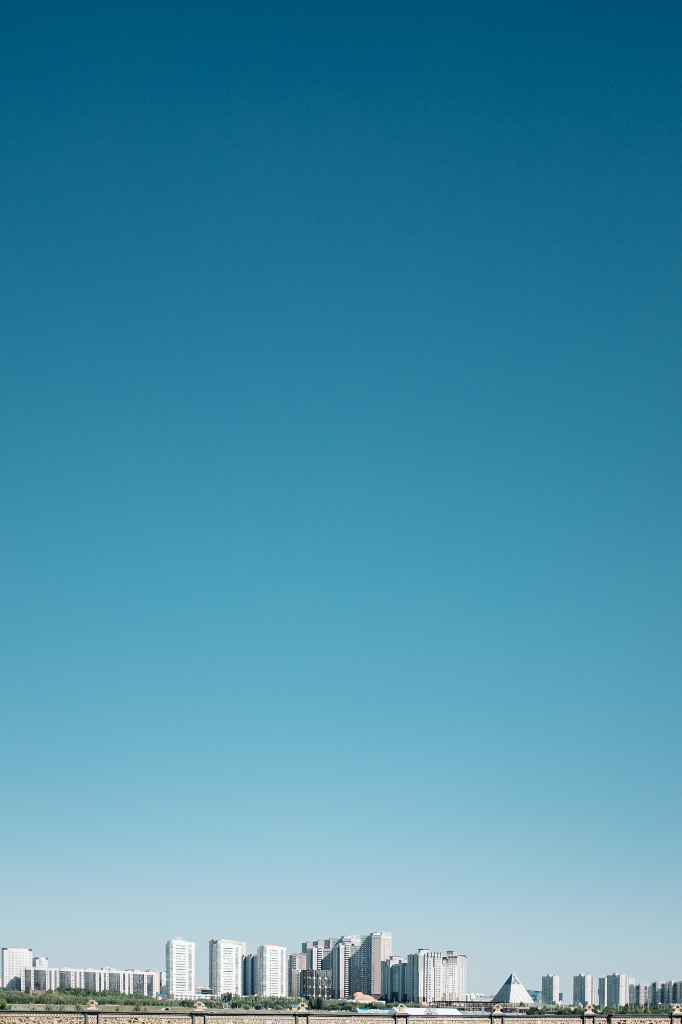 Nur-Sultan - hlavní město Kazachstánu přejmenované na počest předchozího prezidenta z původního názvu Astana