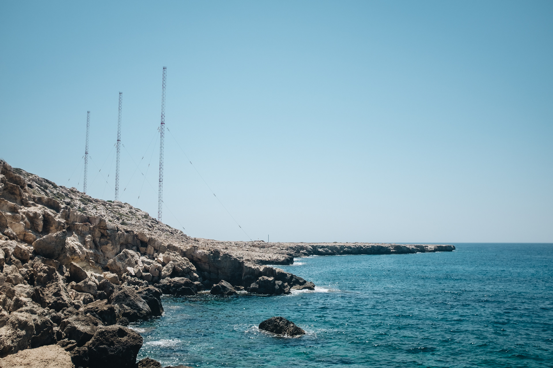 Cape Greco – super koupání u vojenské základny (na Kypru je jich plno)