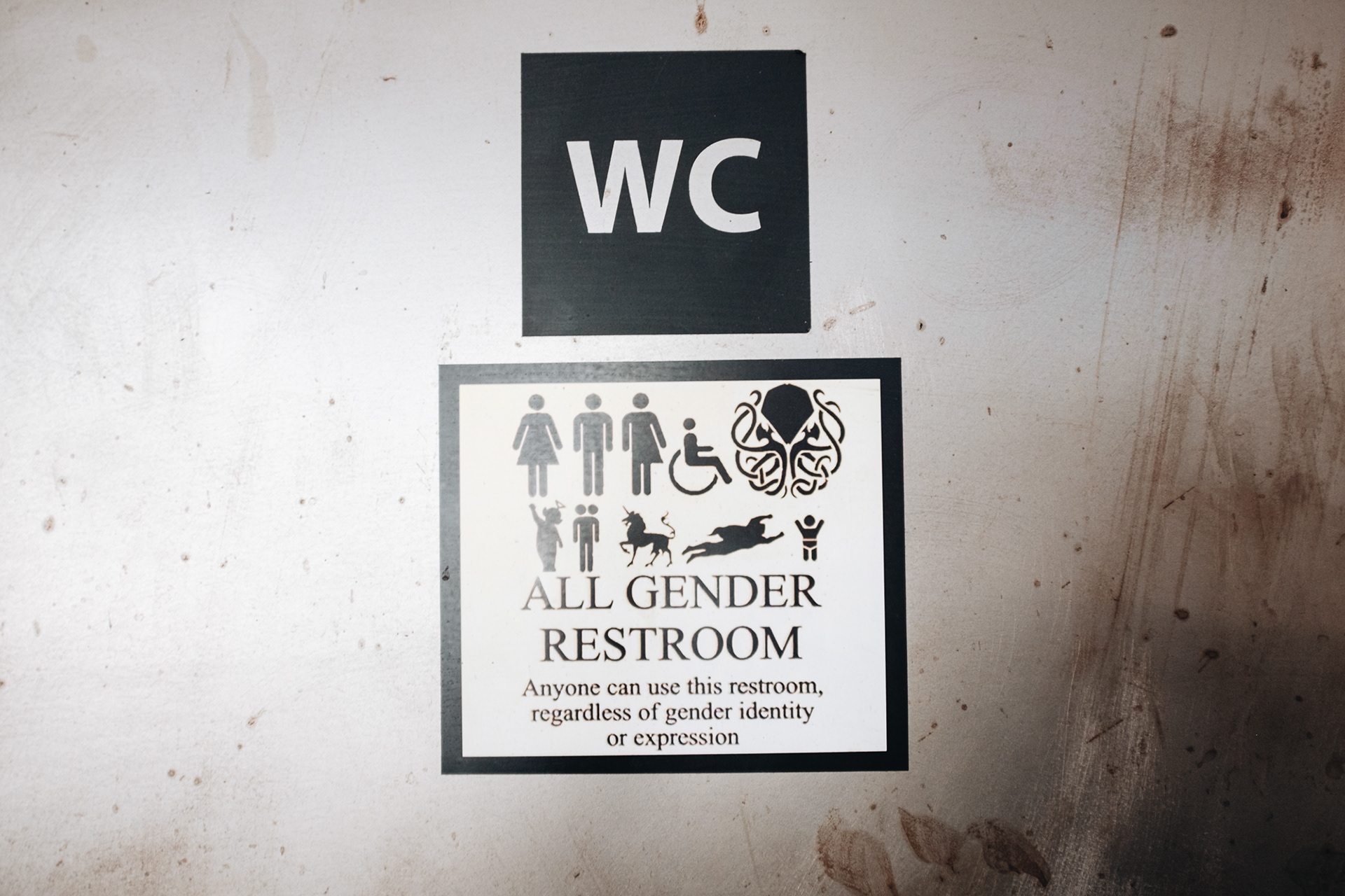 All gender restroom
