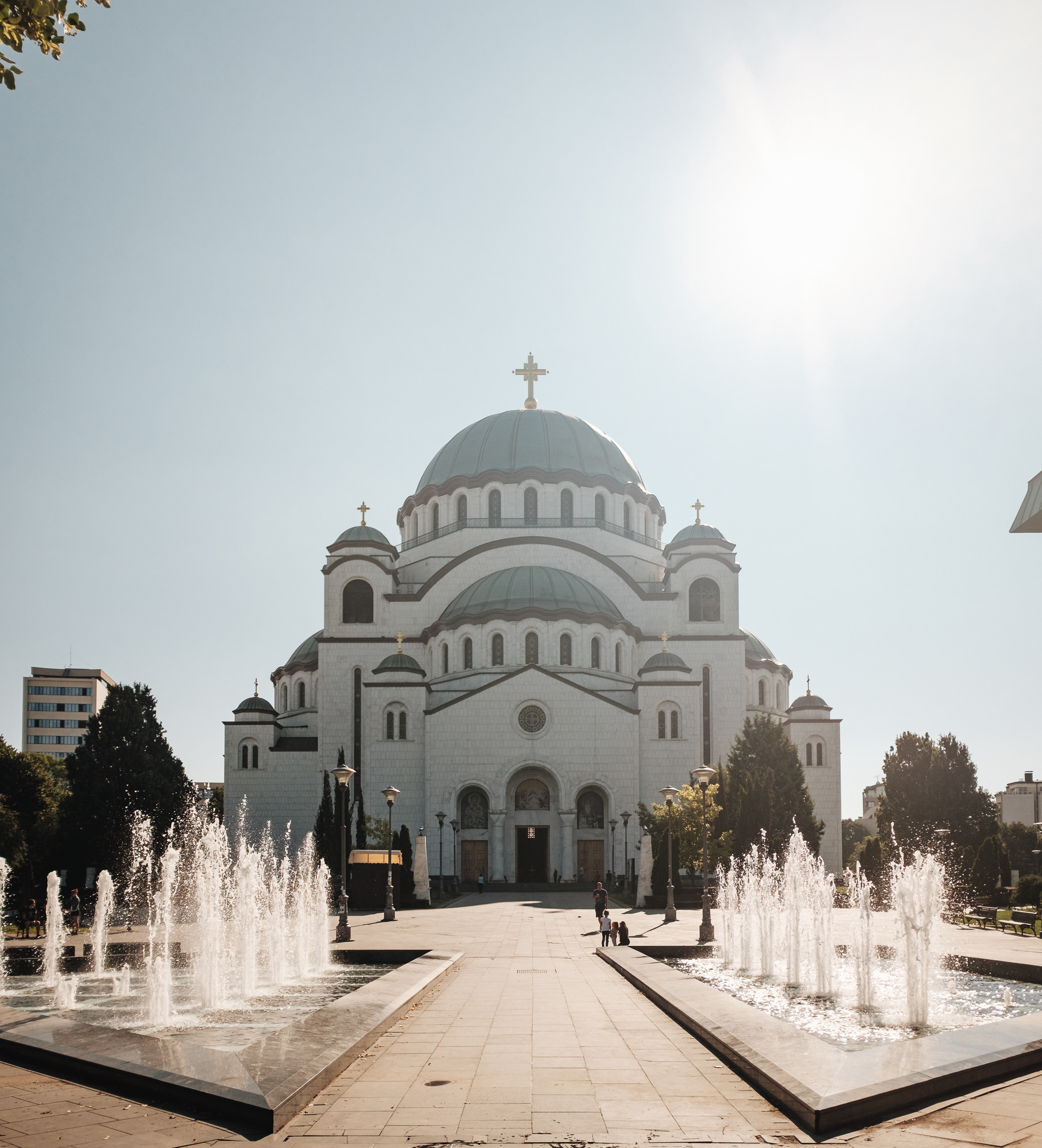 Chrám svatého Sávy - největší chrám na Balkáně (a možná i v celym pravoslavnym světě)