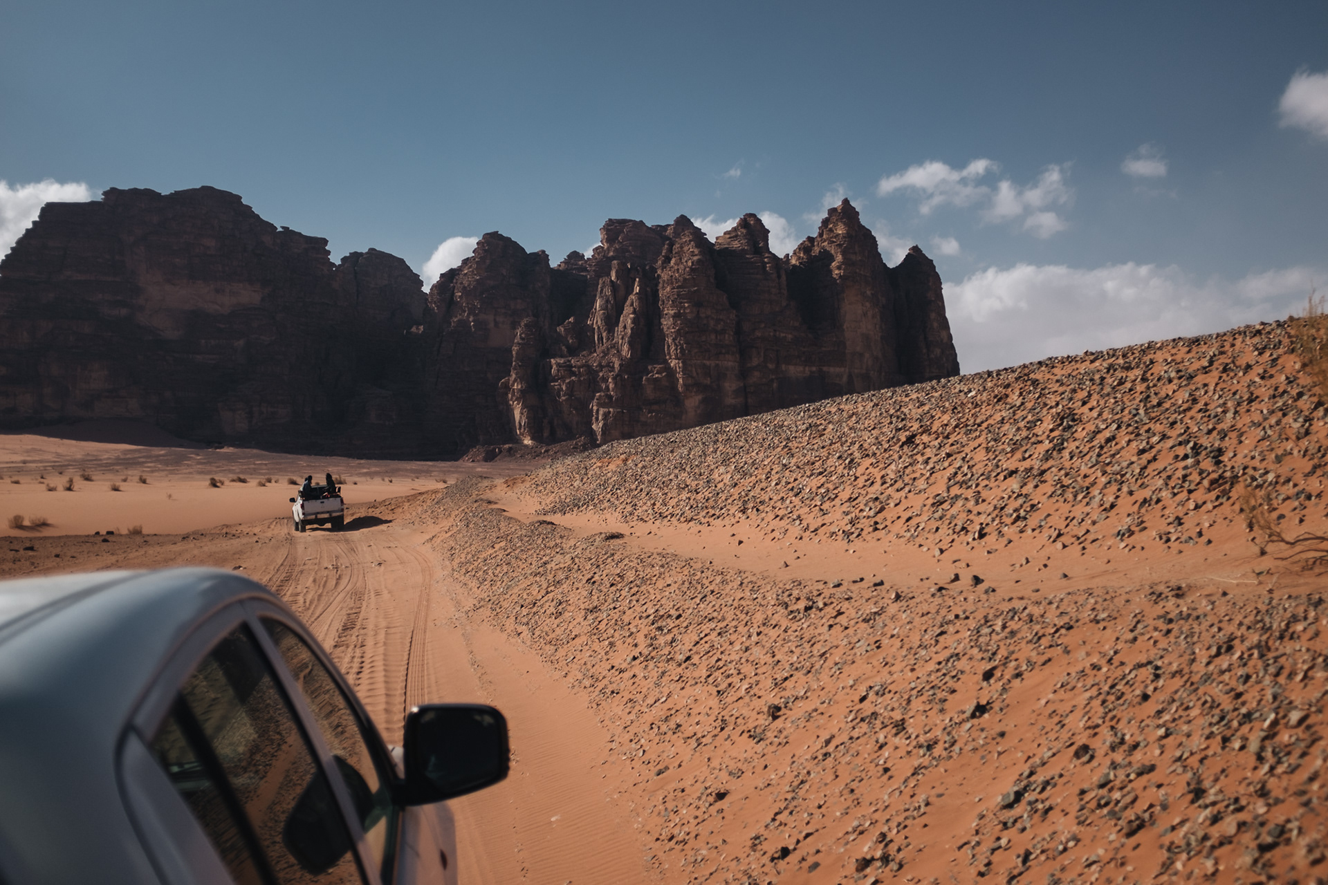 Vyjížďka ve Wadi Rum
