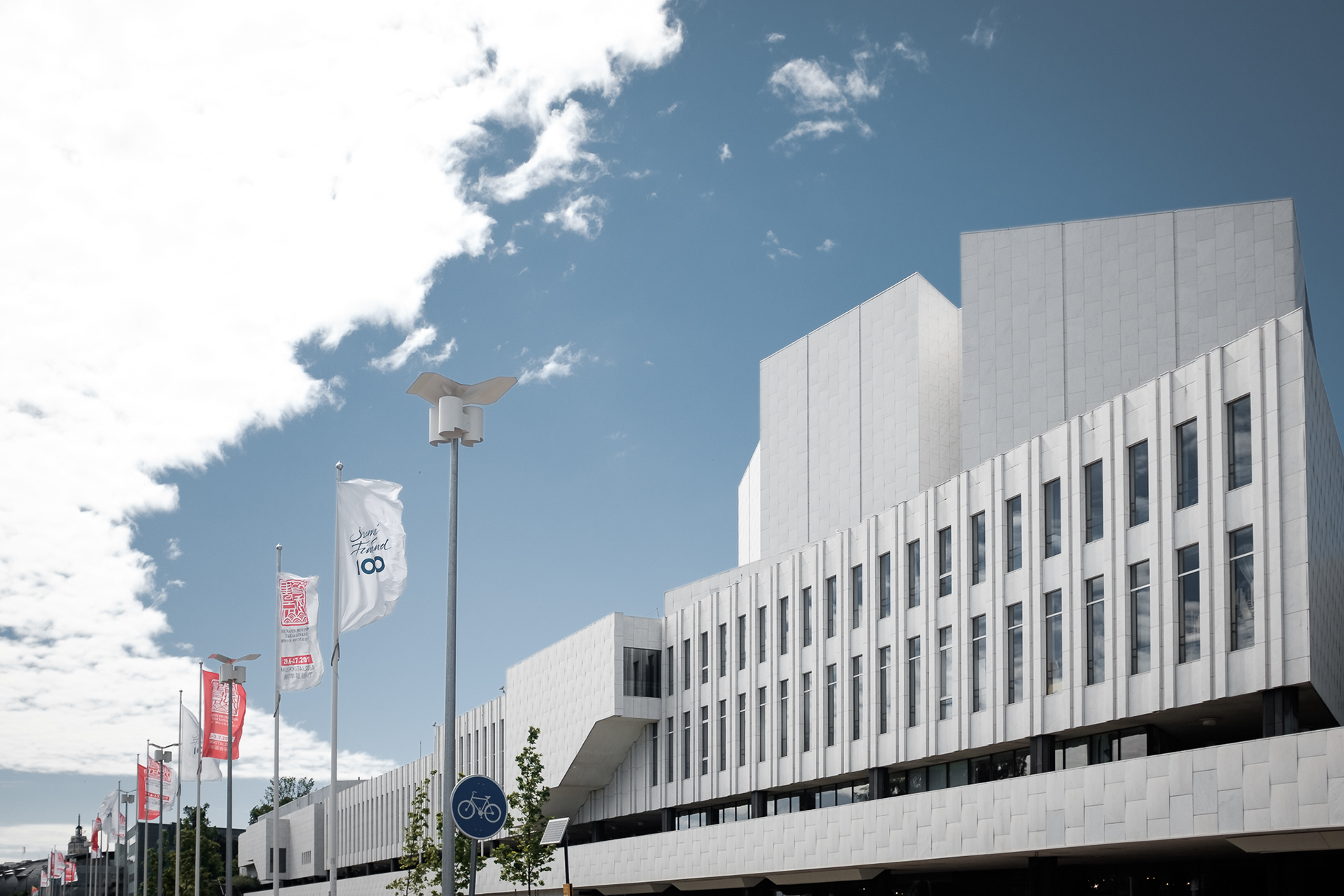 Finlandia-talo - kongresové a koncertní centrum