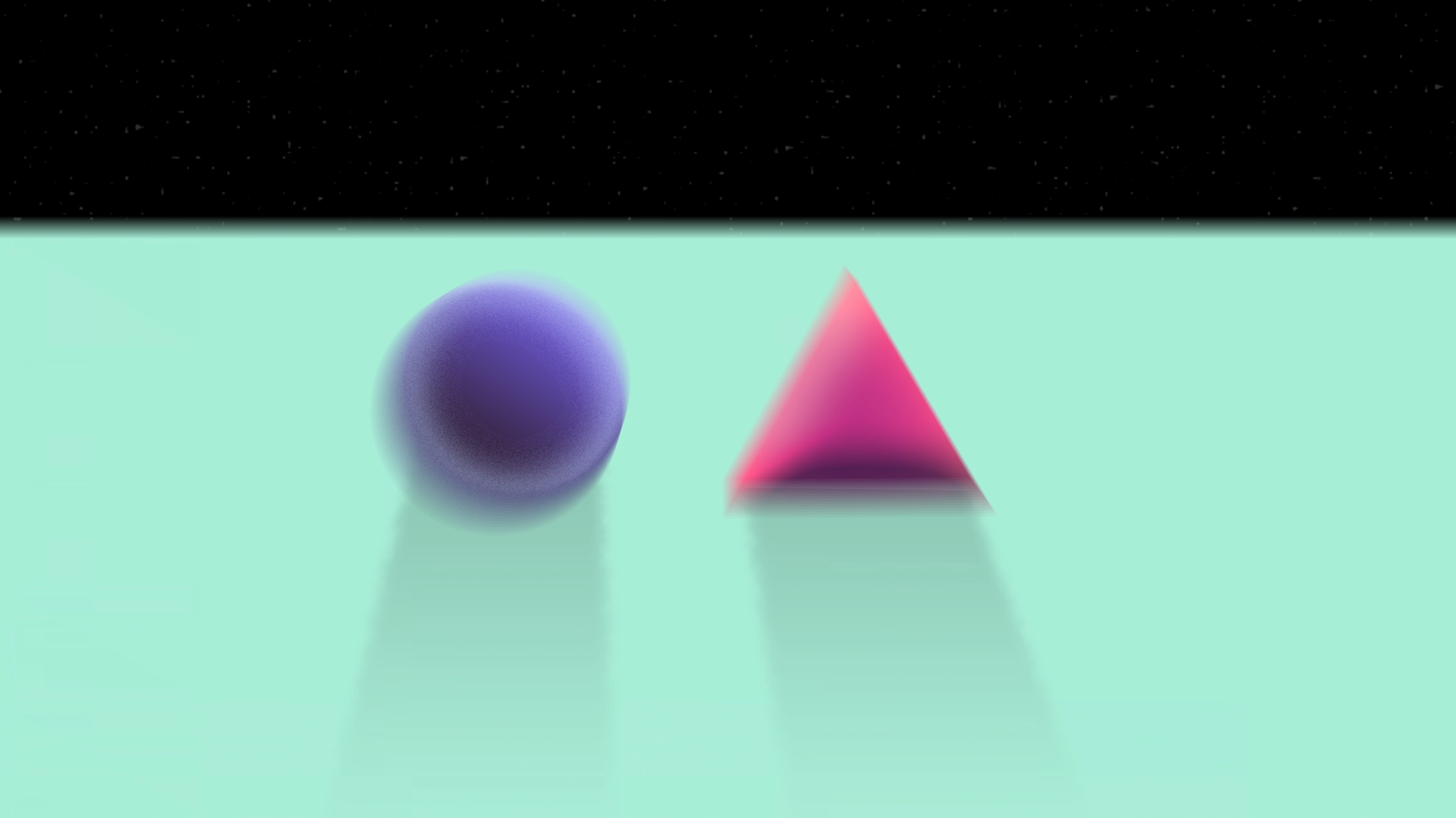 Scene 06. Triangle shows Circle all the new possibilities that await them on the horizon.